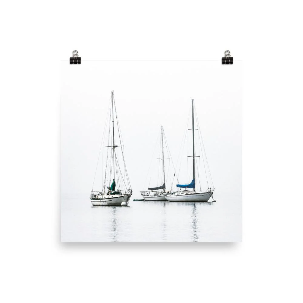 Three Sailing Boats | Nautical Art - Image 4
