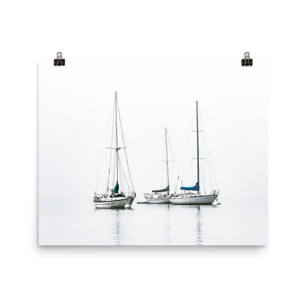 Three Sailing Boats | Nautical Art - Image 5