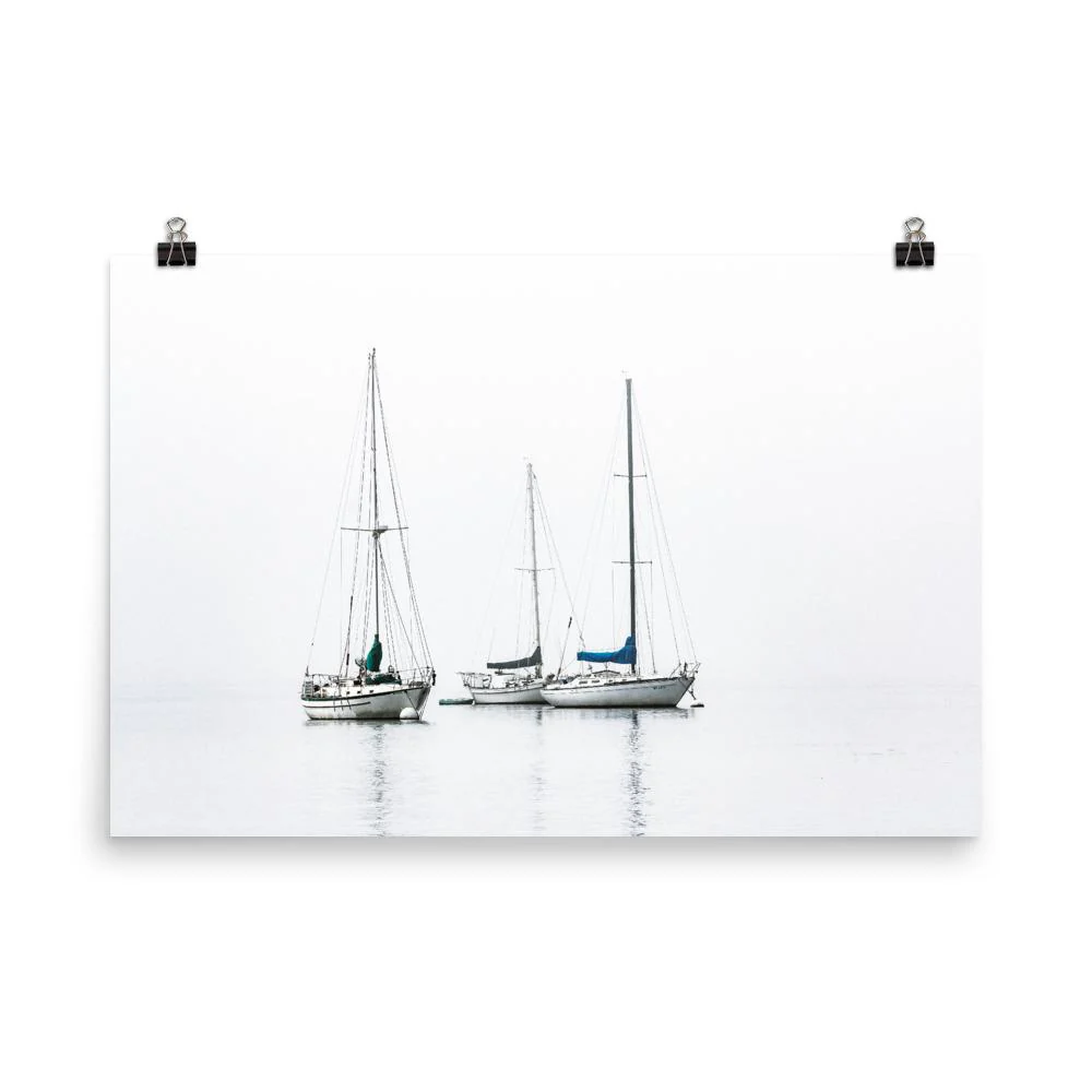 Three Sailing Boats | Nautical Art - Image 6