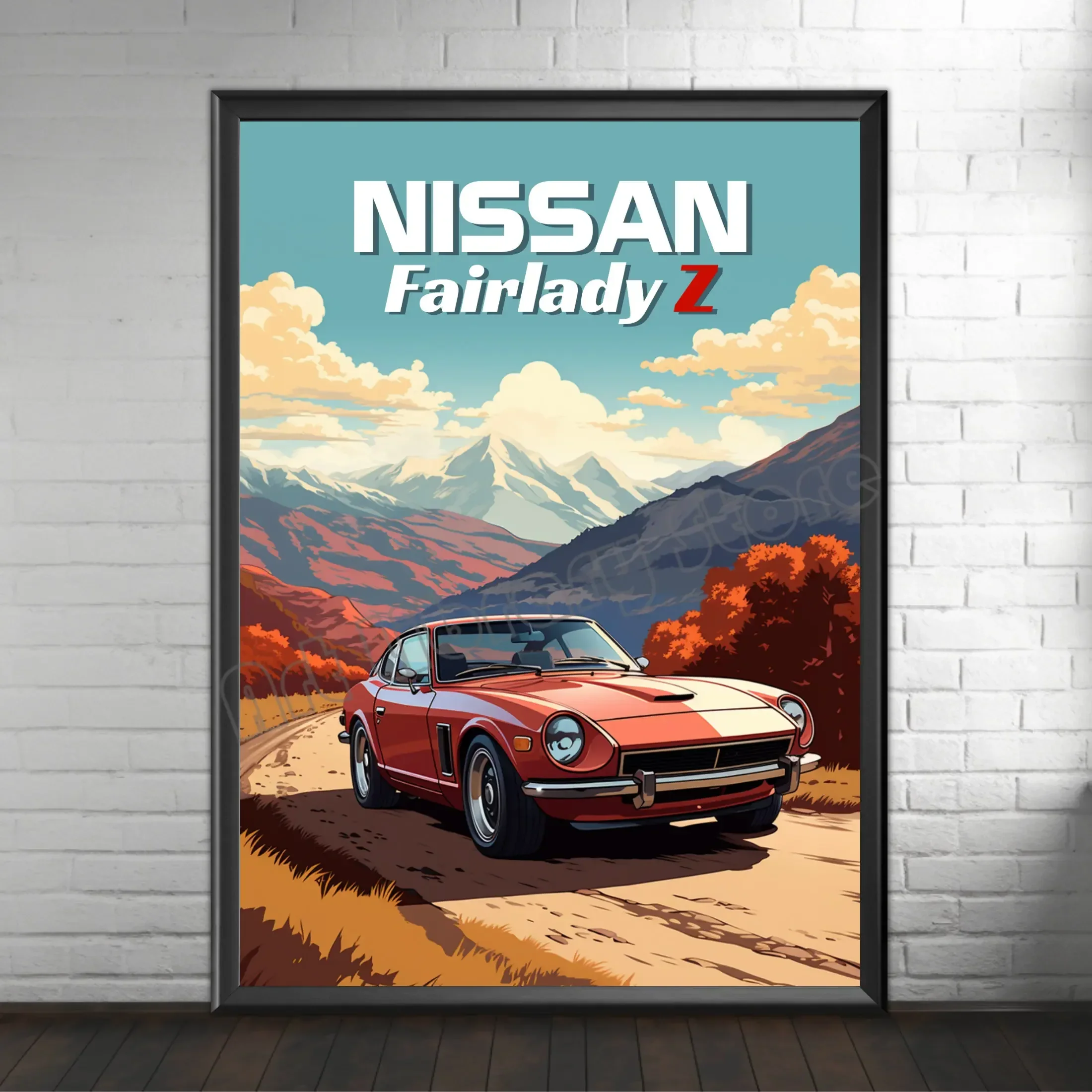 Retro Japanese 1990s Nissan Skyline GT-R R34