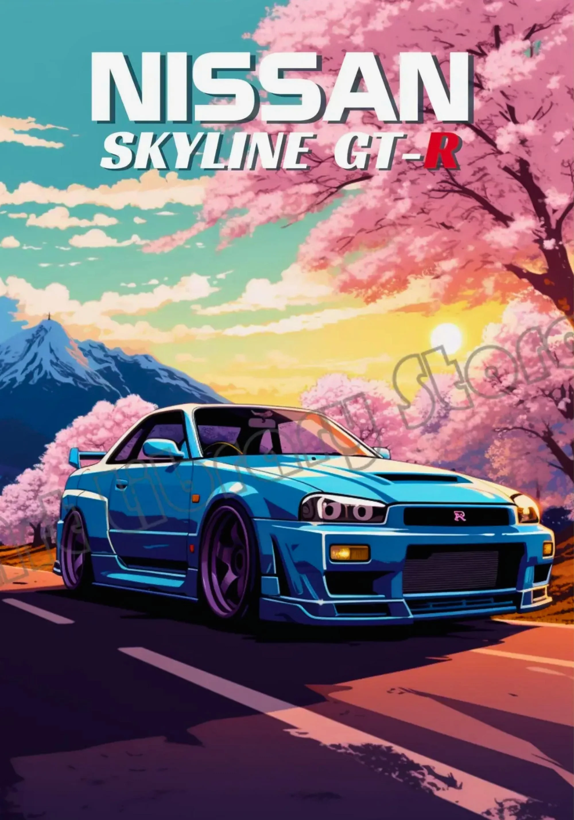 Retro Japanese Car | Nissan Skyline GT-R R34 - Image 2