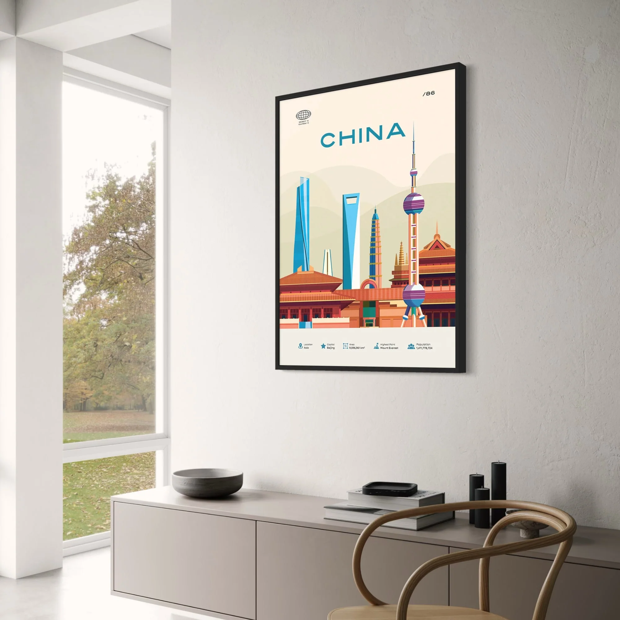 Beijing Skyline | Modern Urban Art - Image 3
