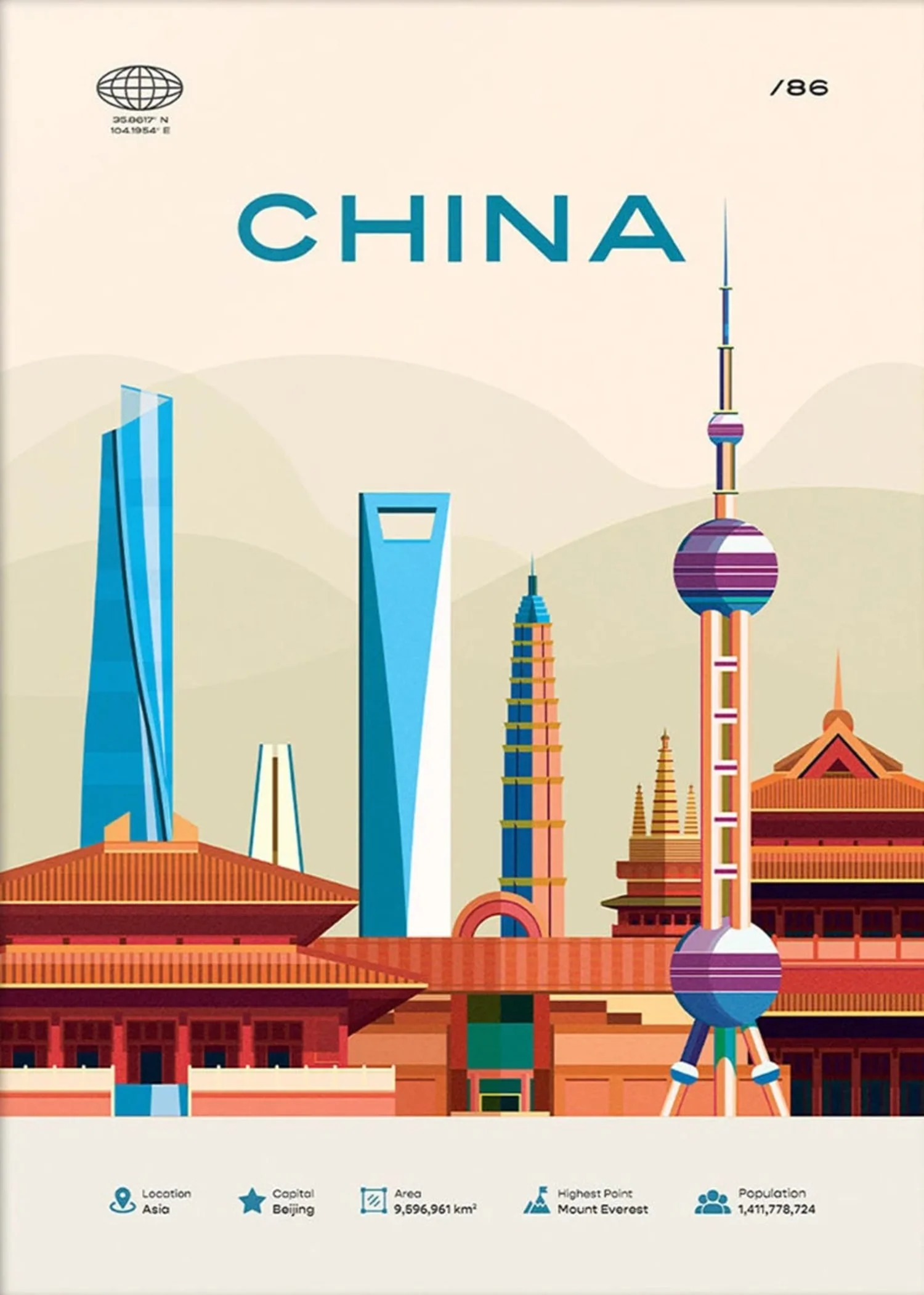 Beijing Skyline | Modern Urban Art - Image 4