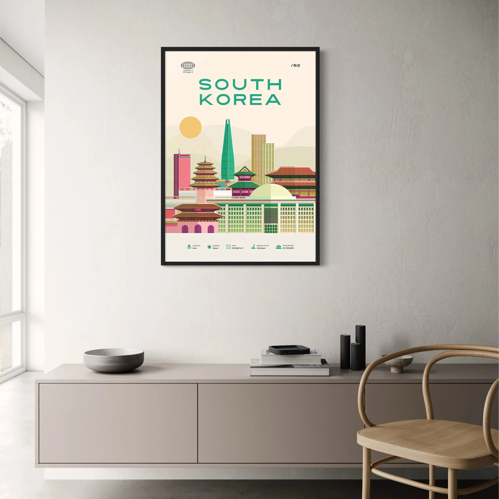 Seoul Skyline | Colorful Cityscape - Image 2