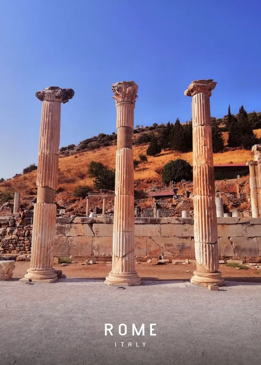 Ancient Roman Columns | Timeless Ruins | Rome