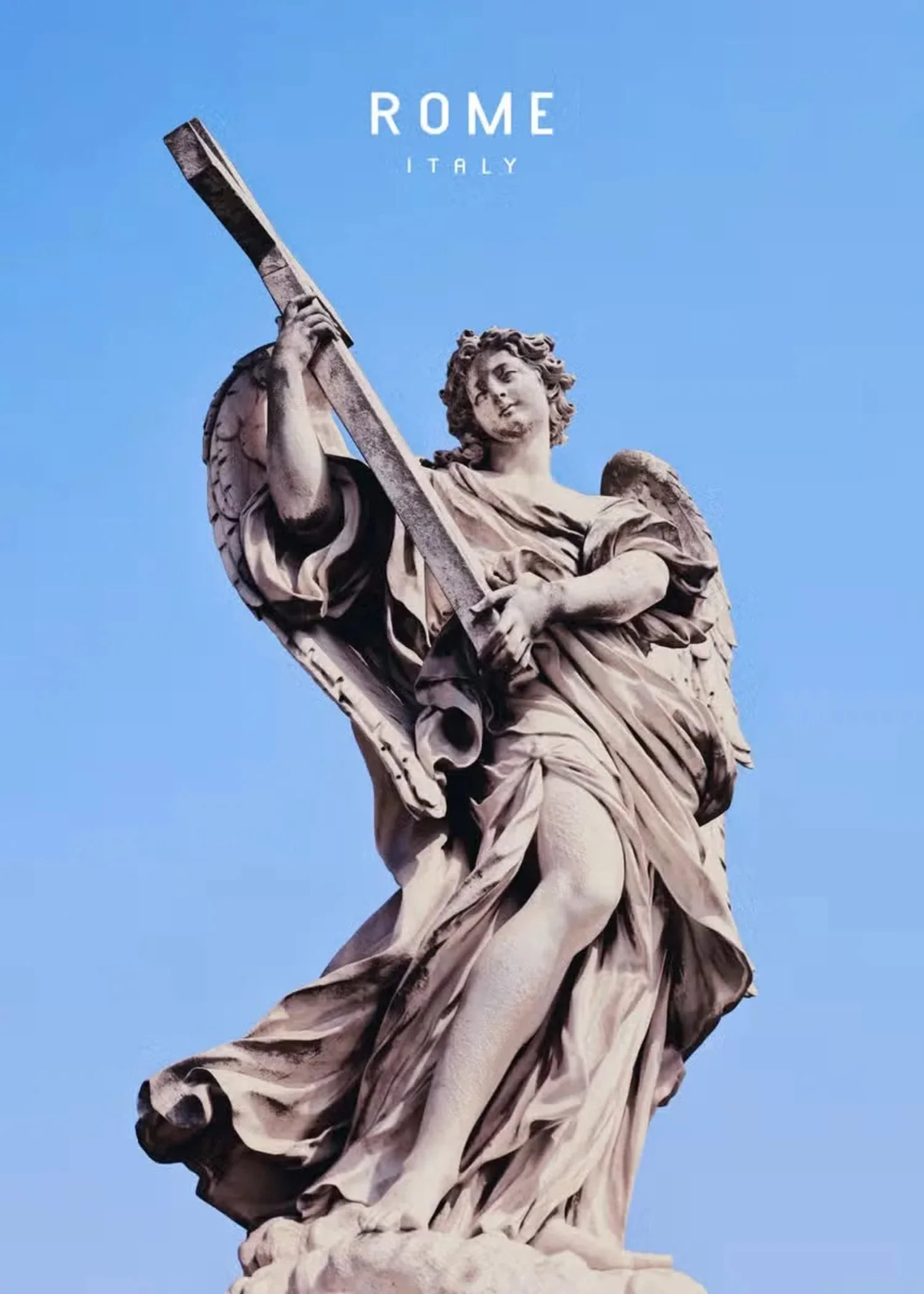 Angel with the Cross | Baroque Rome - Image 4