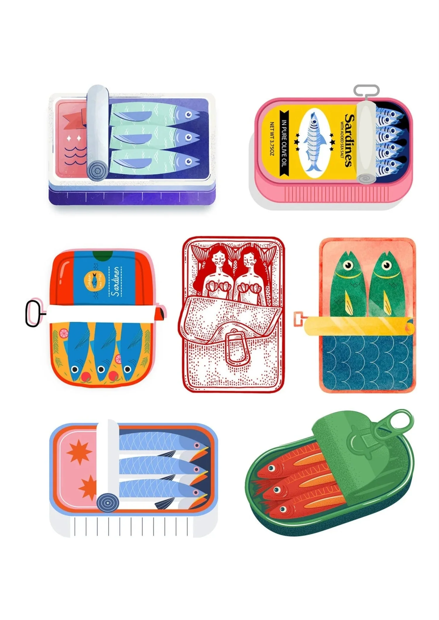 Sardine Variety | Creative Illustration Series - Image 4