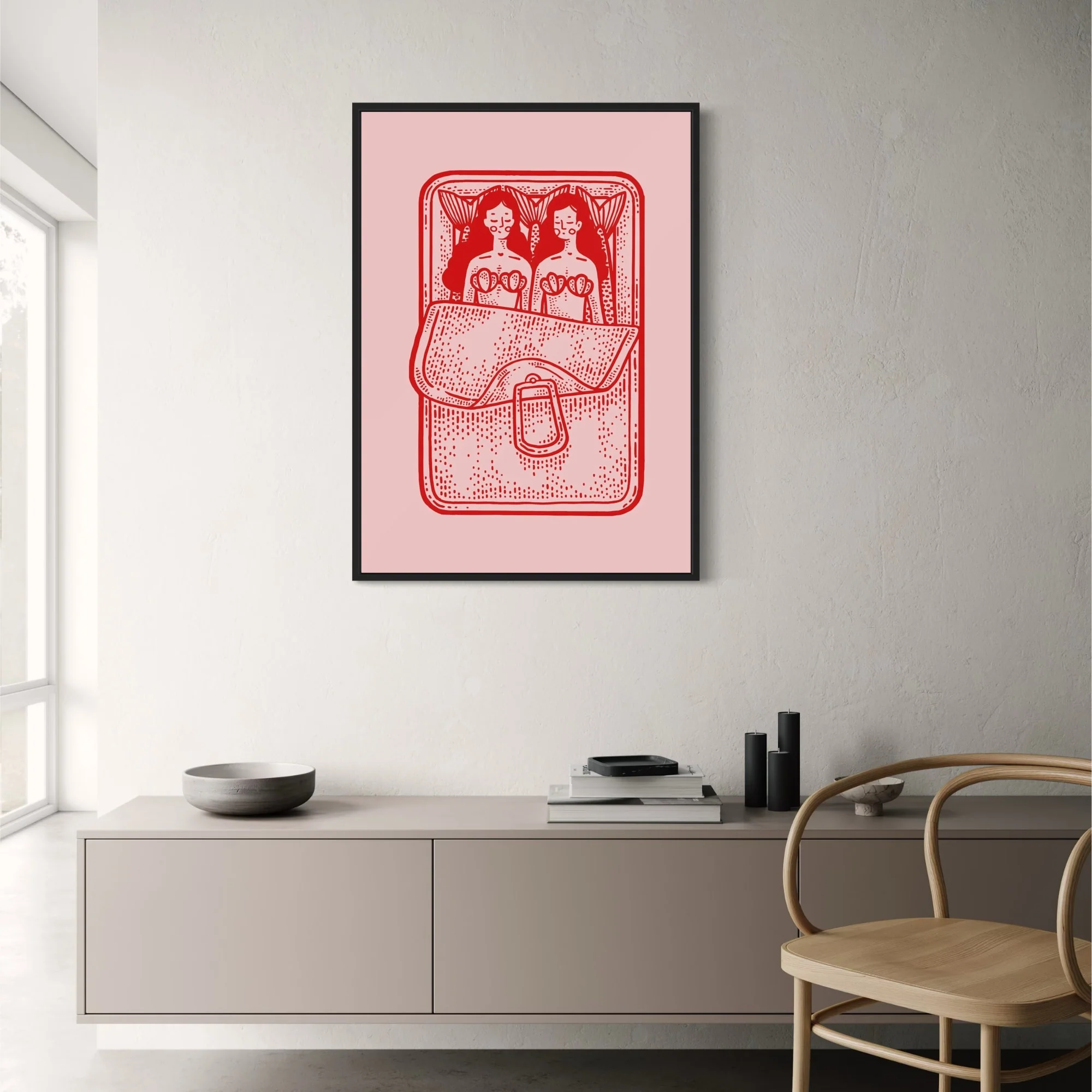 Mermaid's Luggage | Whimsical Art - Image 2