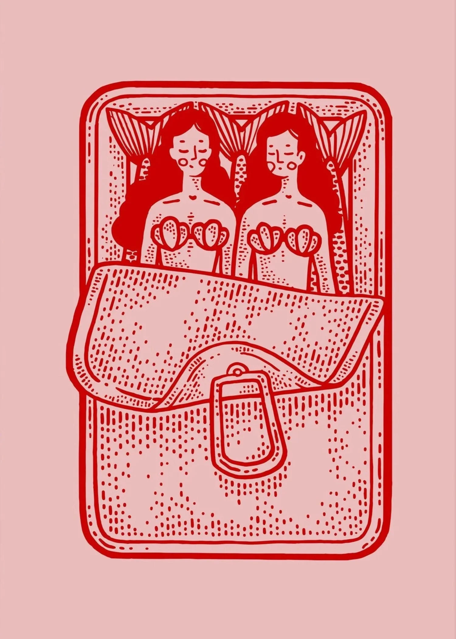 Mermaid's Luggage | Whimsical Art - Image 4