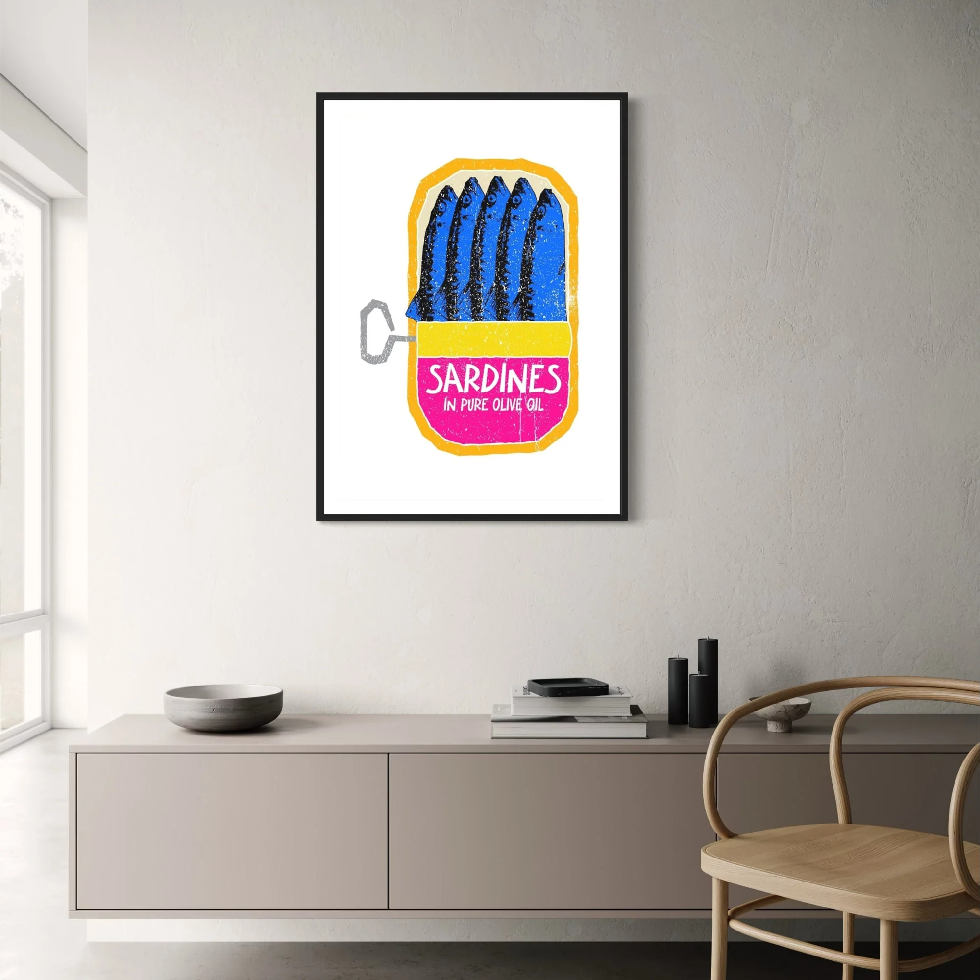 Vintage Sardines | Olive Oil Retro Art - Image 2