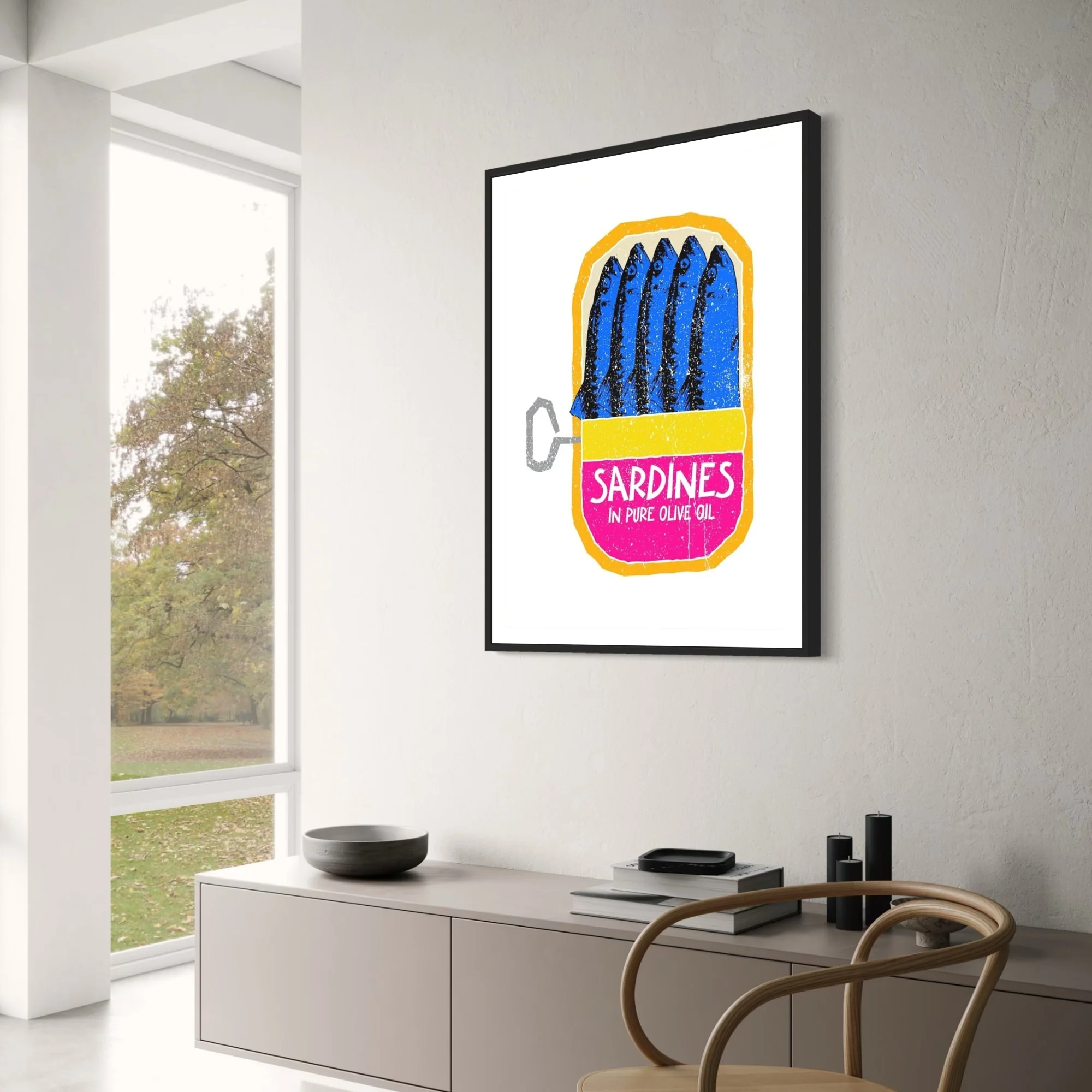 Vintage Sardines | Olive Oil Retro Art - Image 3