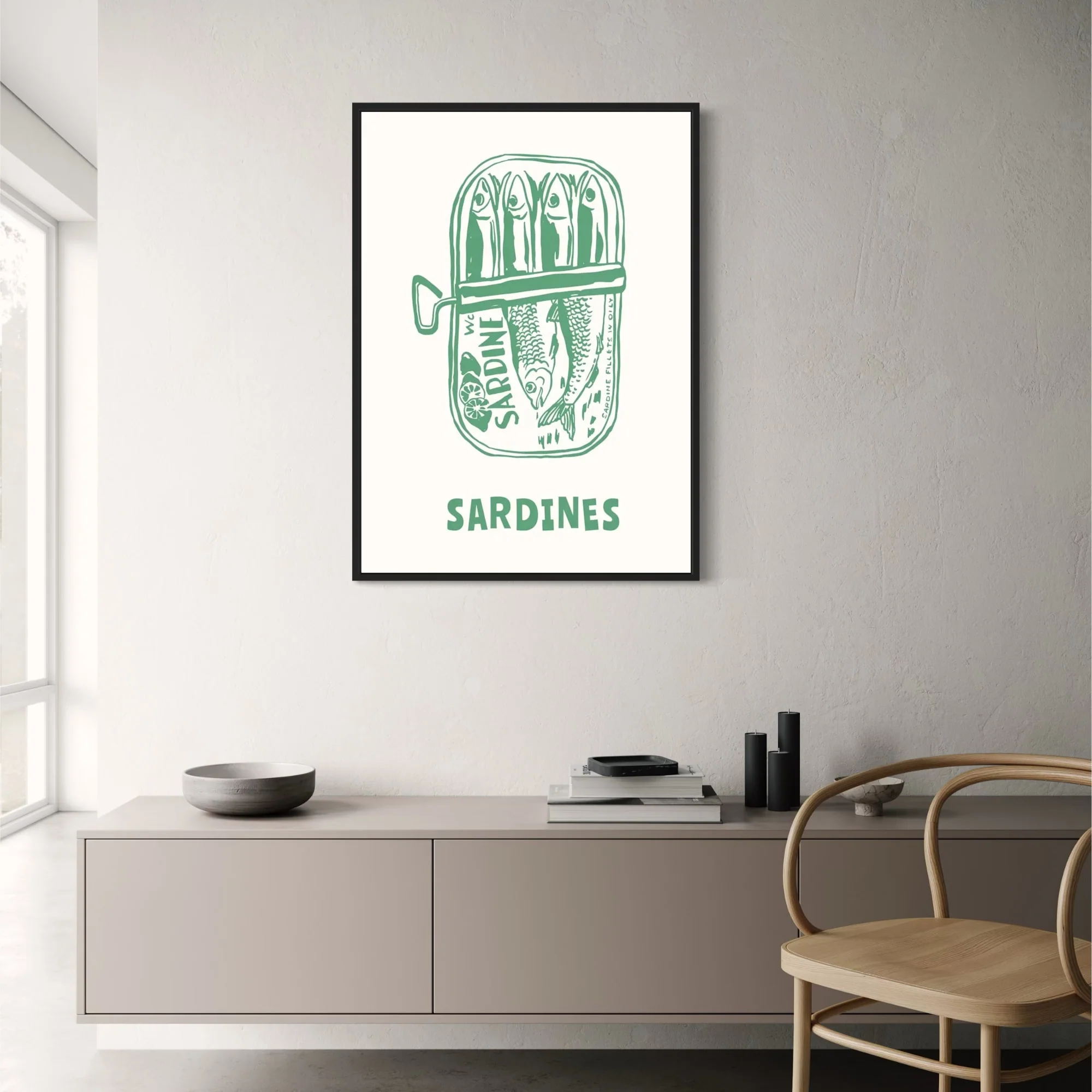 Lemon and Sardines | Fresh Artwork - Image 2