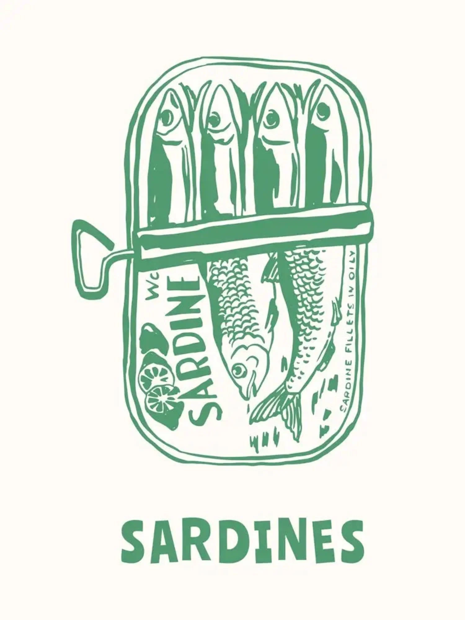 Lemon and Sardines | Fresh Artwork - Image 4