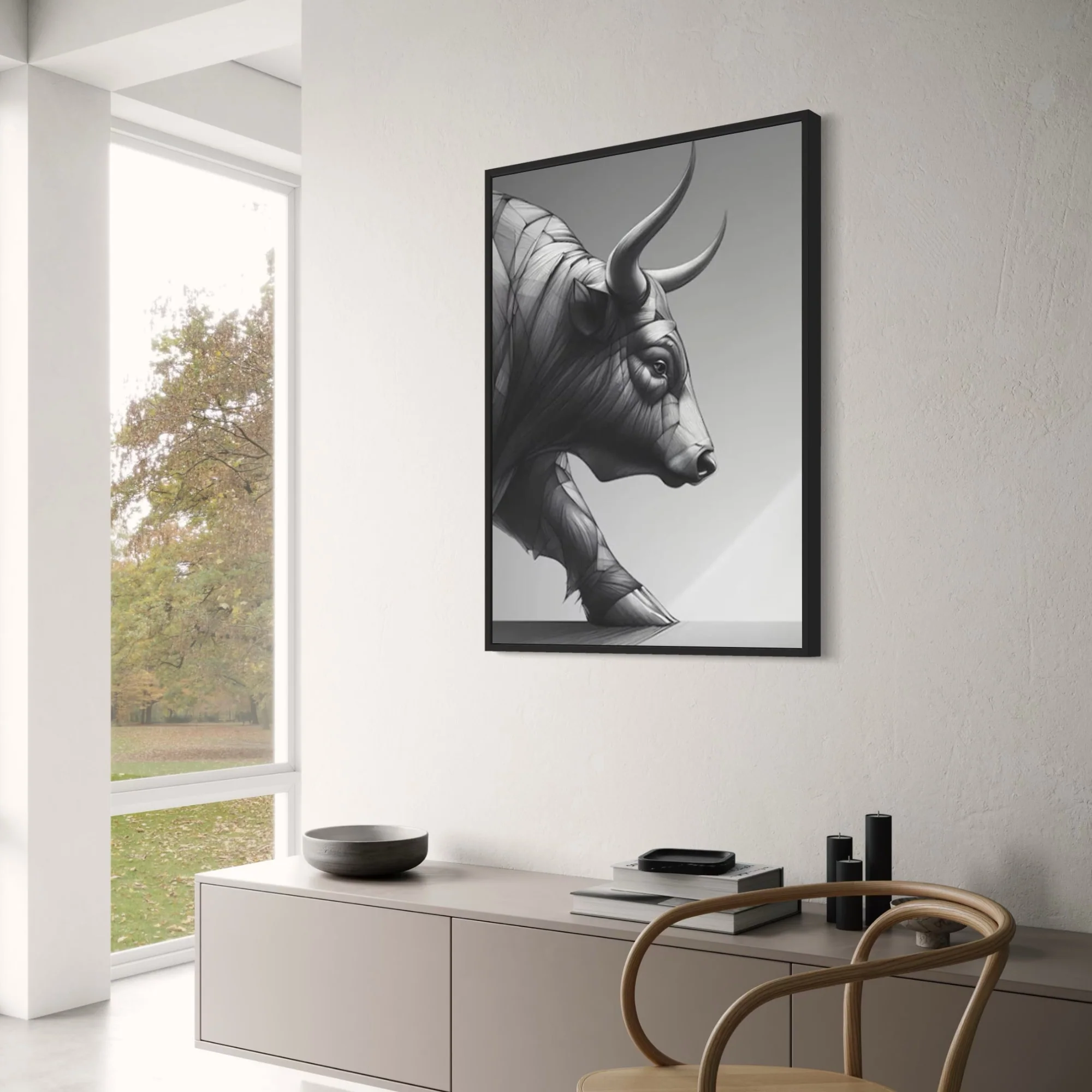 Bull & Bear Market | Abstract Modern Art - Image 3