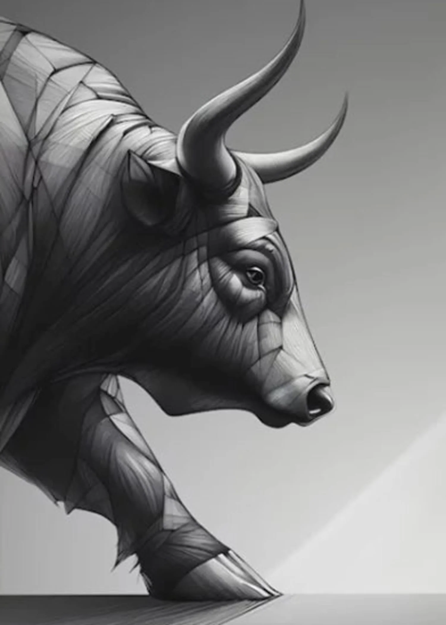 Bull & Bear Market | Abstract Modern Art - Image 4