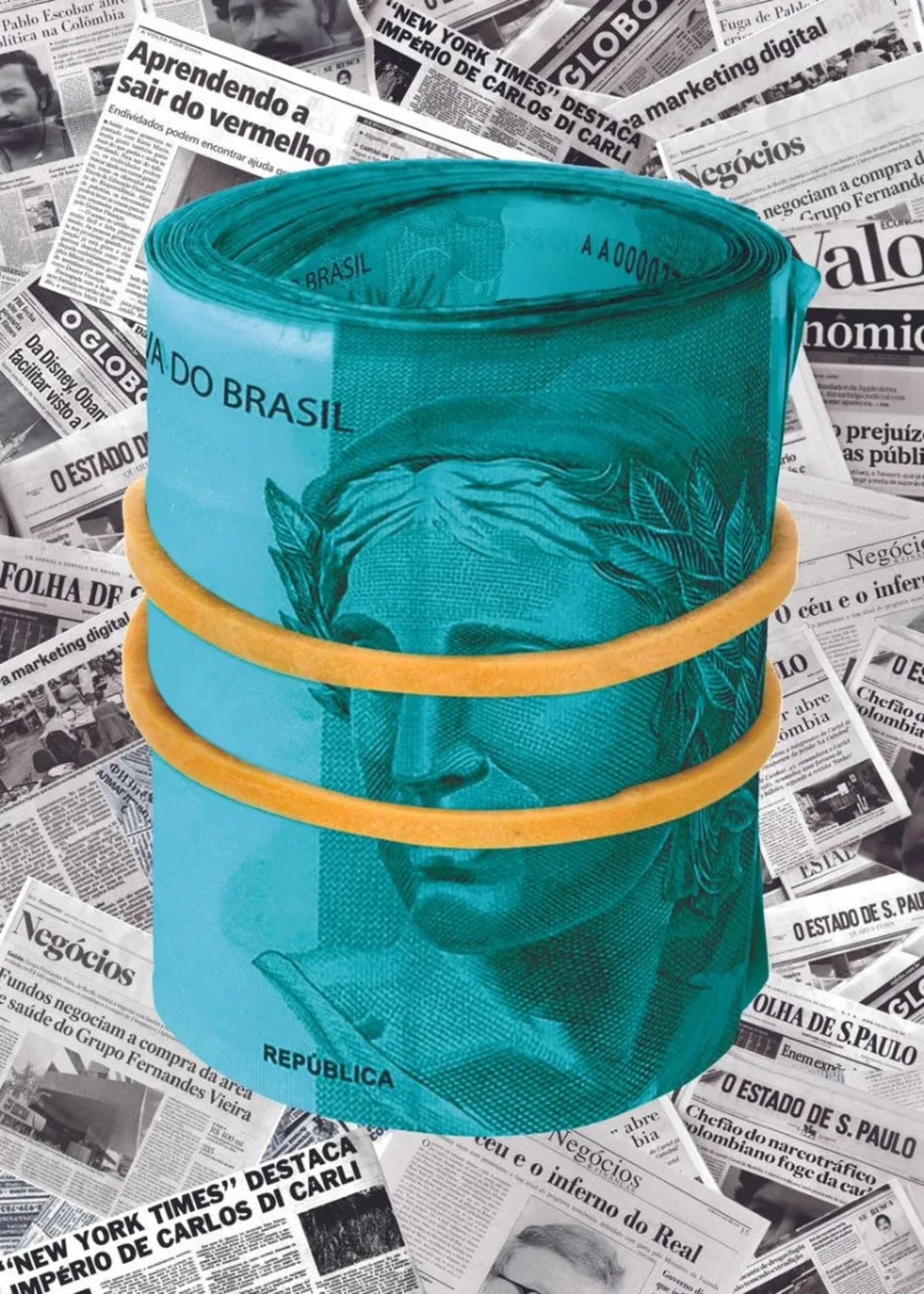 Brazilian Currency | Rolled Banknotes Art - Image 4