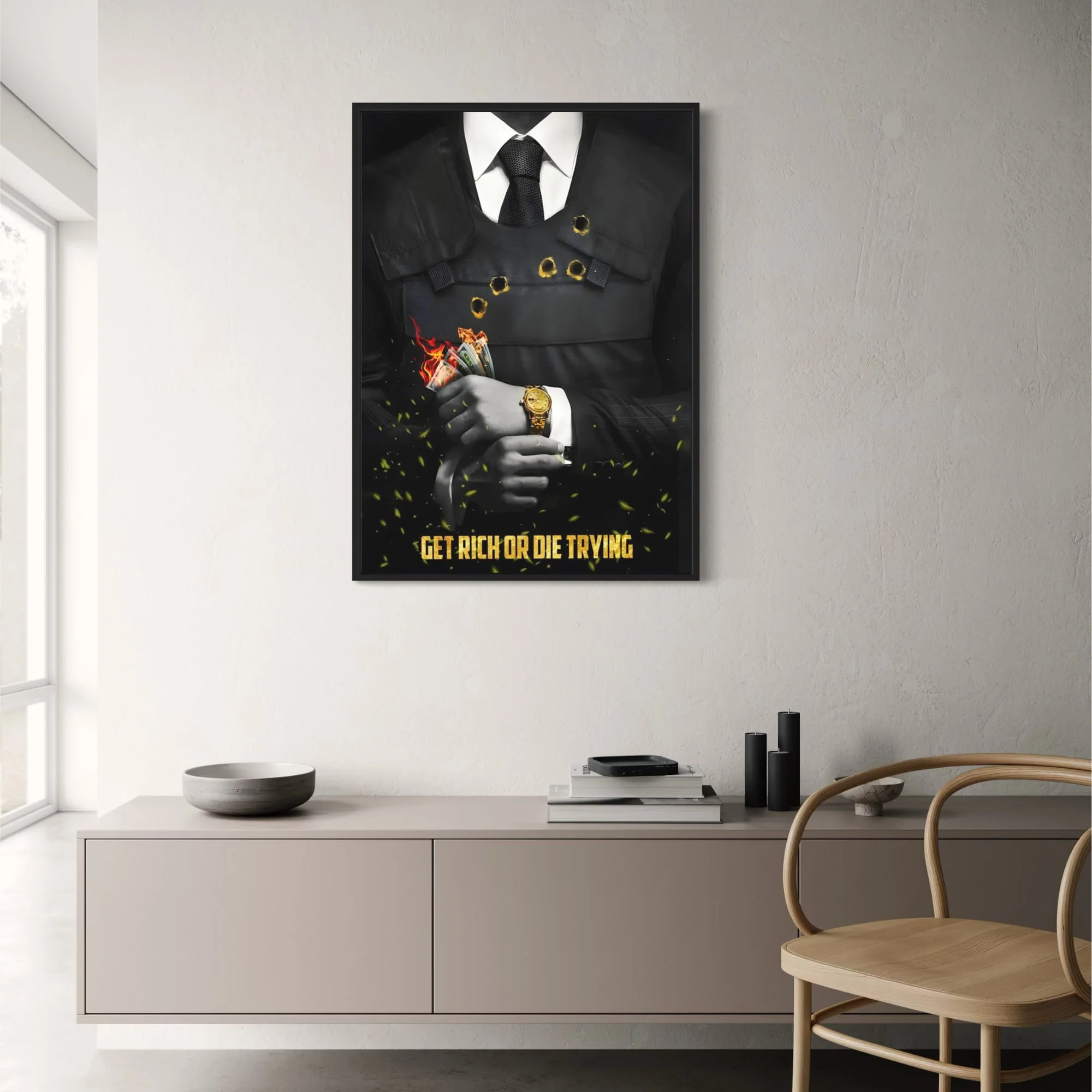 Get Rich or Die Trying | Motivational Artwork - Image 2