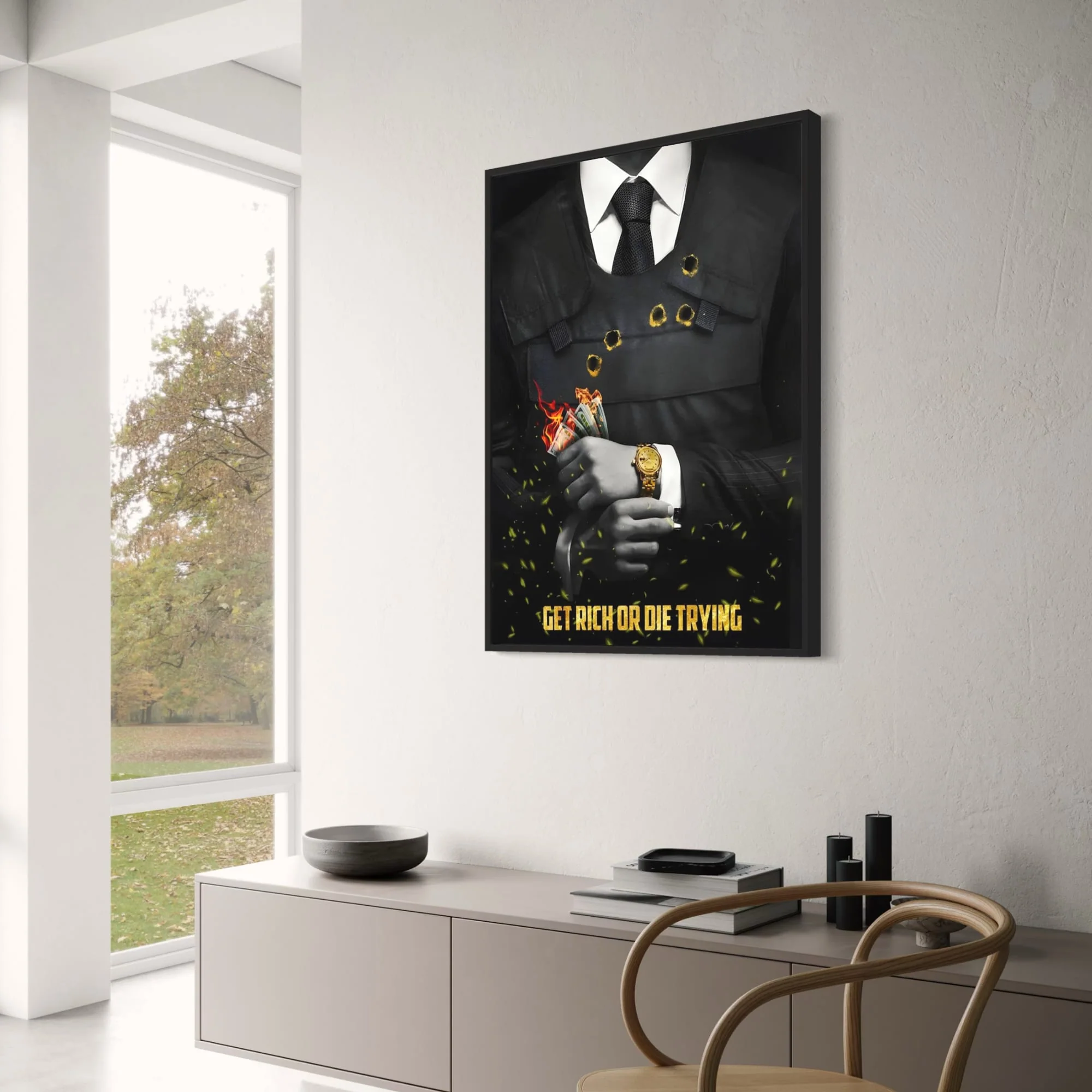 Get Rich or Die Trying | Motivational Artwork - Image 3