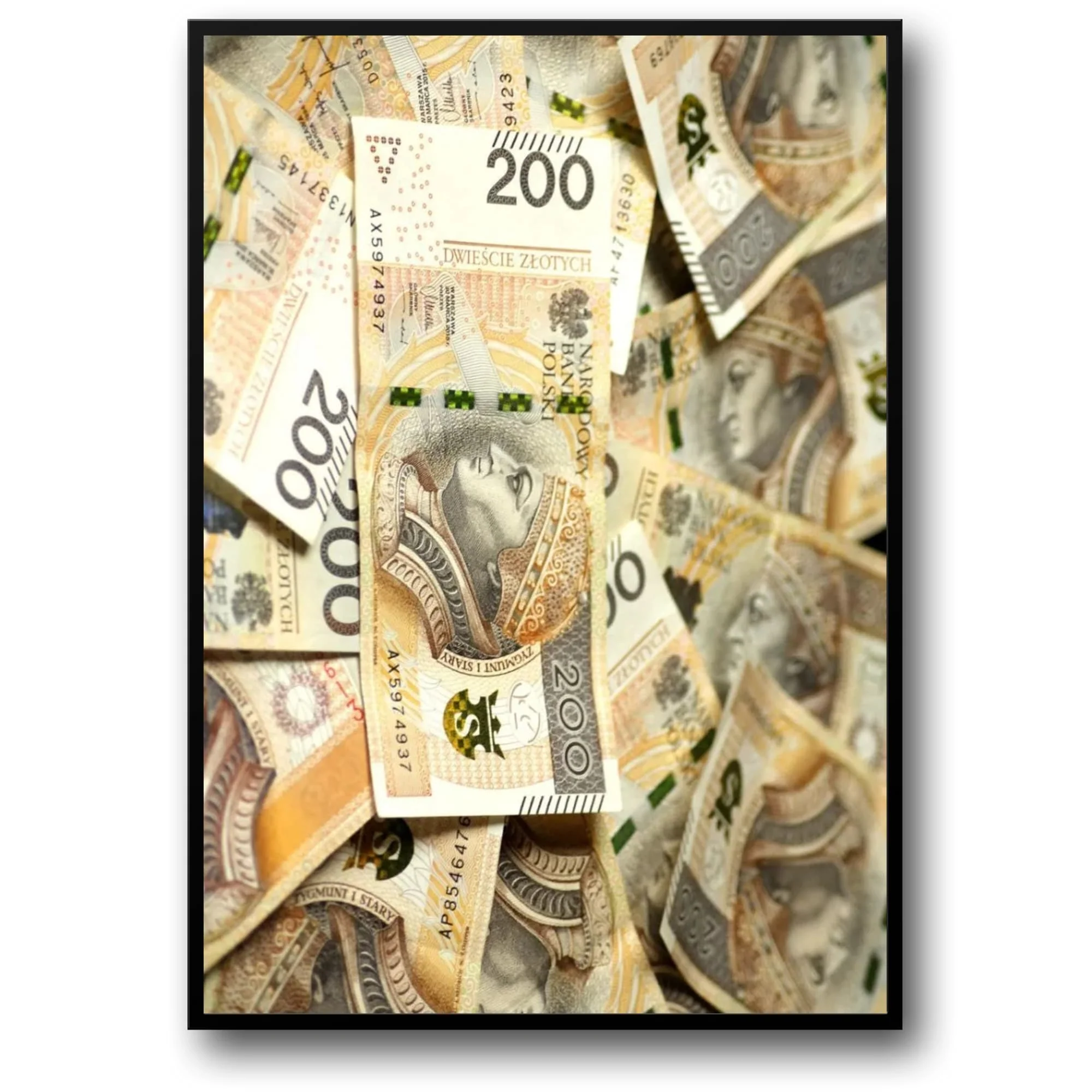 Polish 200 Zloty Banknotes Art