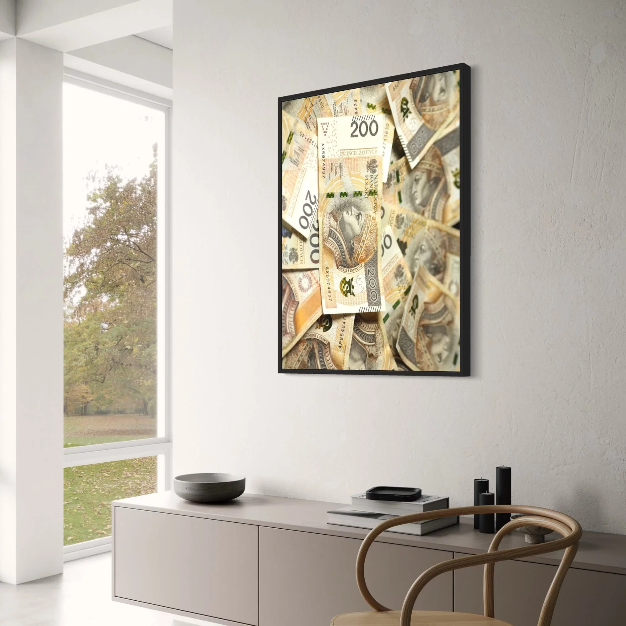 Polish 200 Zloty Banknotes Art - Image 3