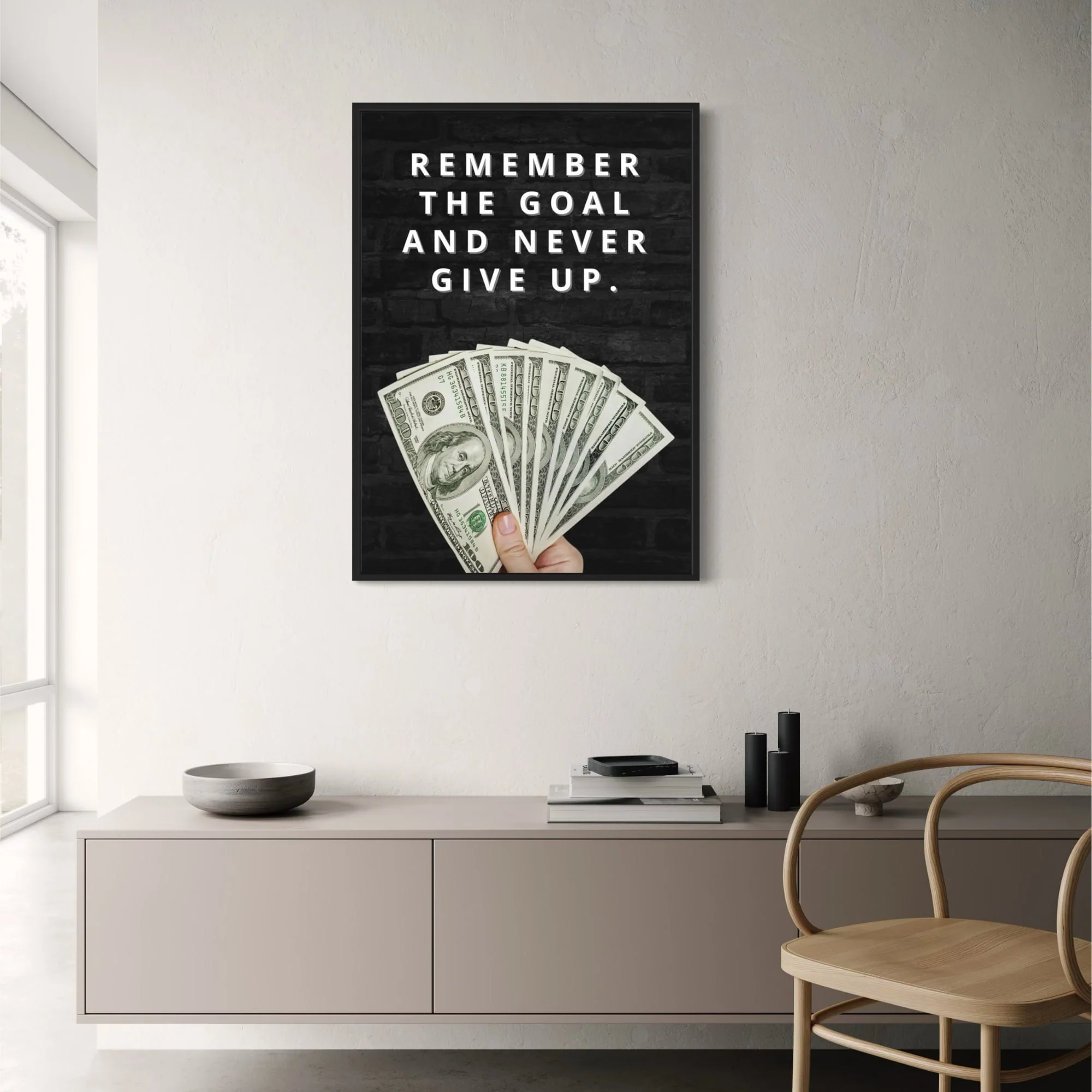 Goal Motivation | Success-Driven Home Decor Poster - Image 2