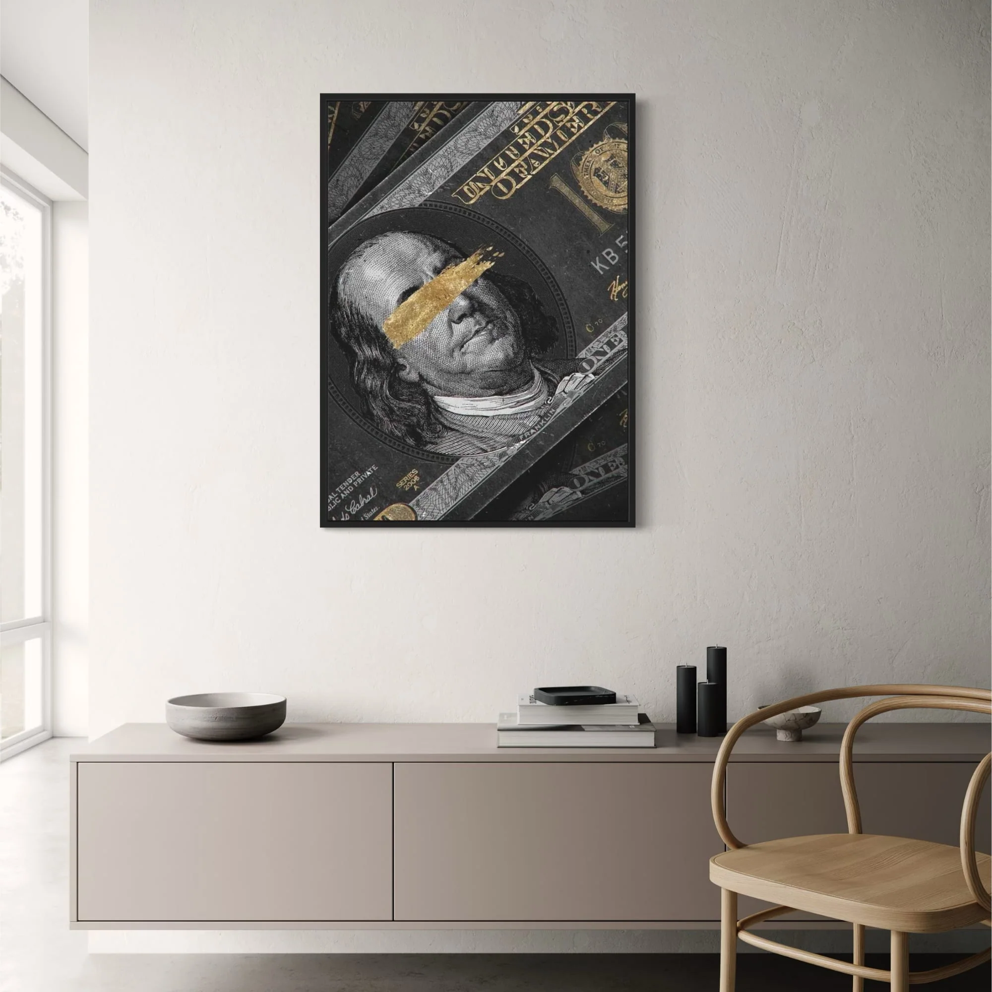 Gold Eye Dollar | Luxury Benjamin Franklin - Image 2