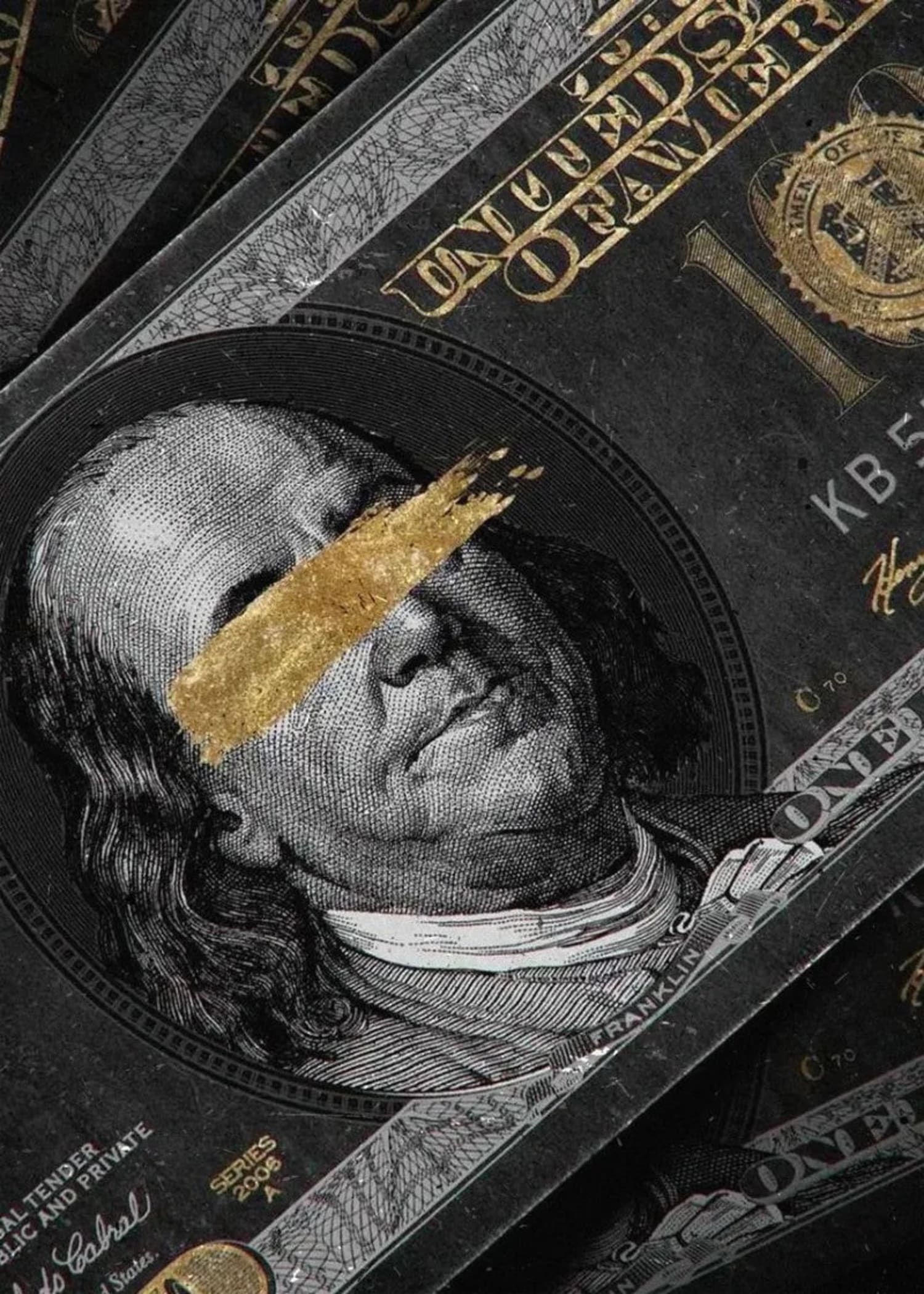 Gold Eye Dollar | Luxury Benjamin Franklin - Image 4