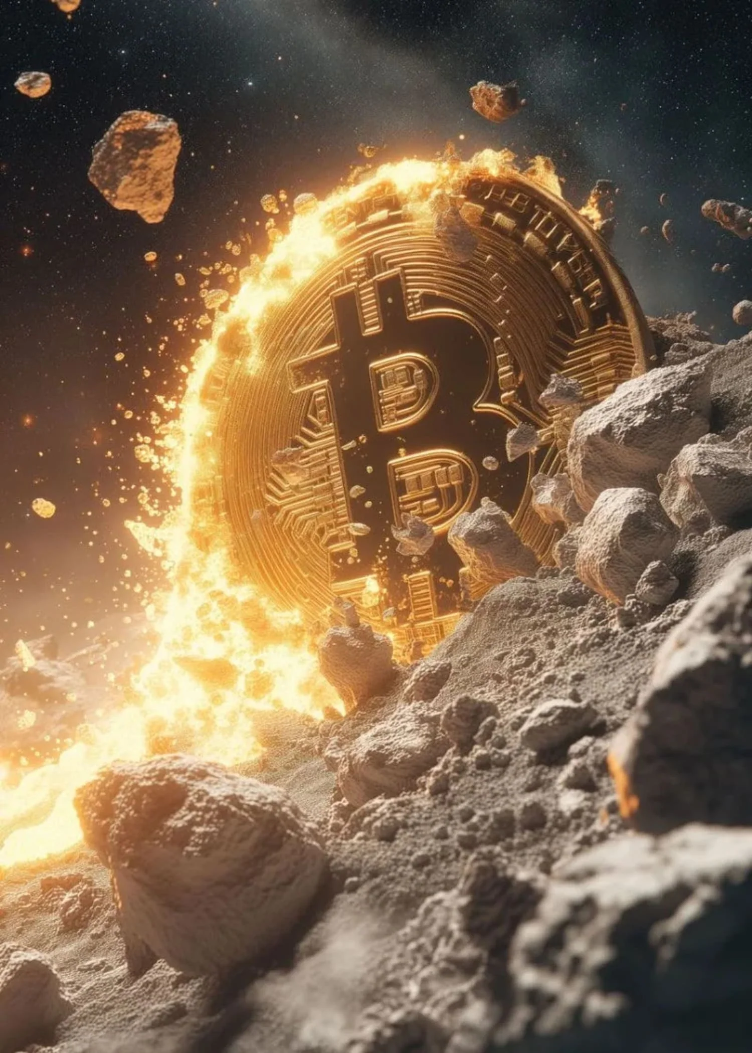 Bitcoin Explosion | Futuristic Crypto Art - Image 4