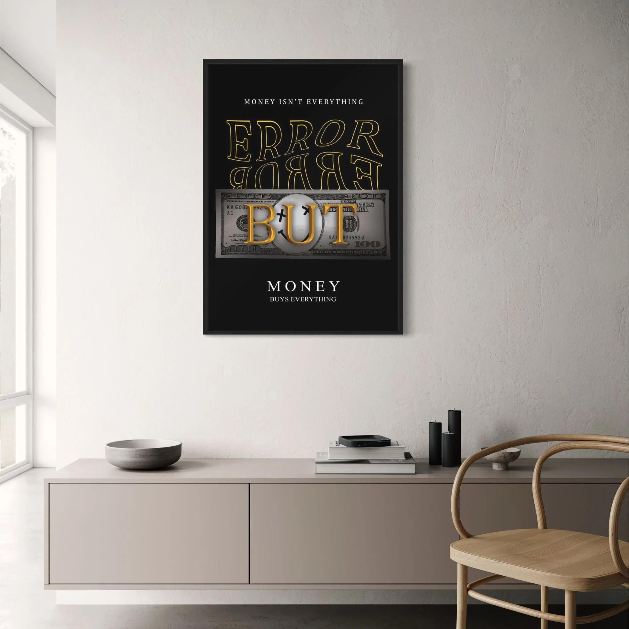 Error But Money | Funny Art Print - Image 2