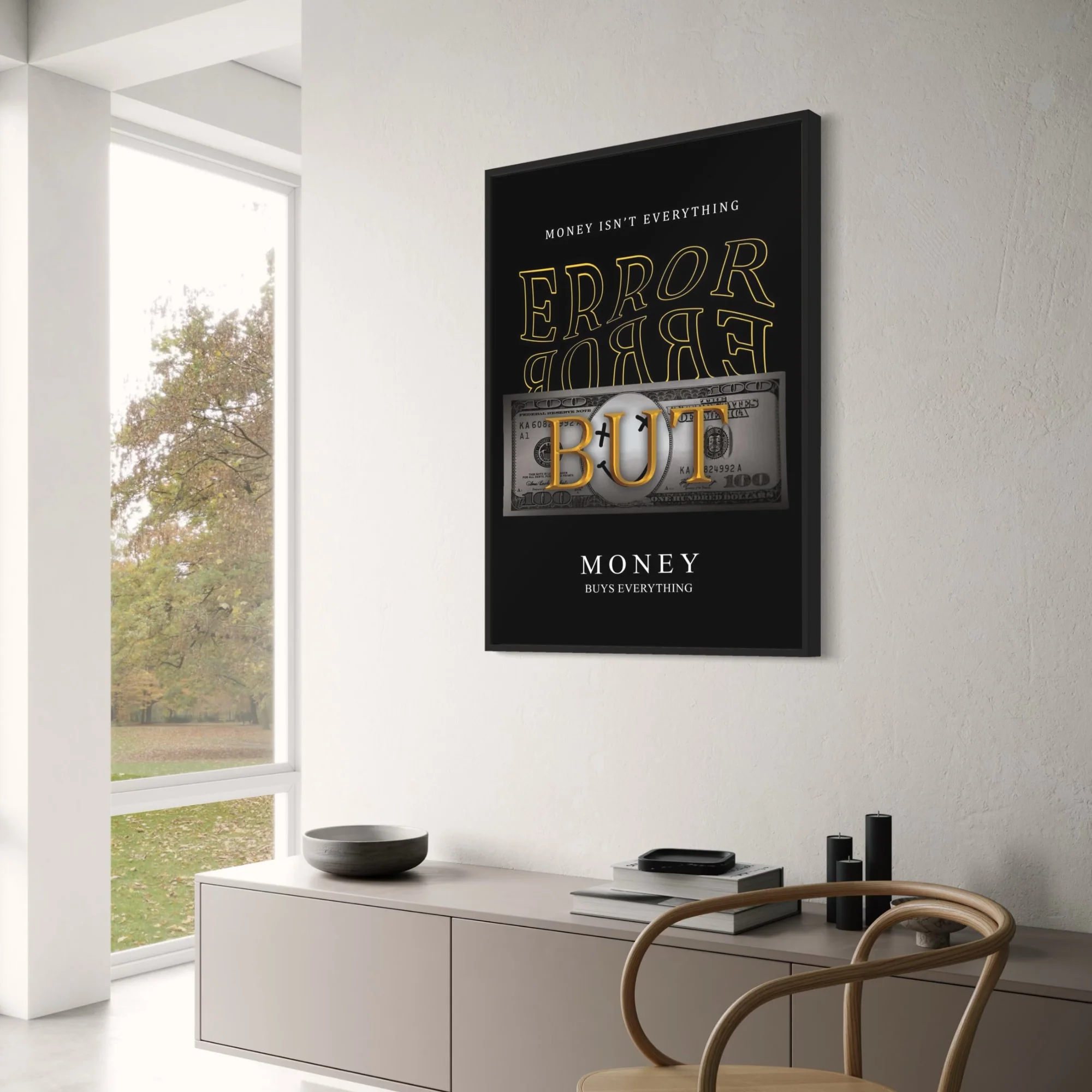 Error But Money | Funny Art Print - Image 3