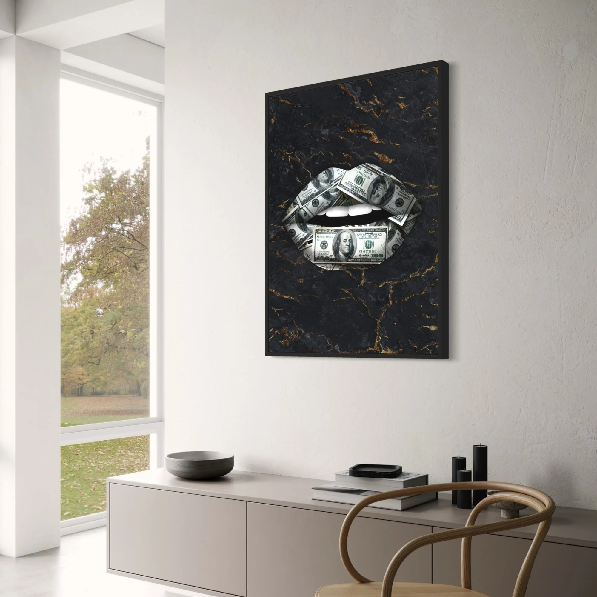 Money Lips | Hundred Dollar Art - Image 3