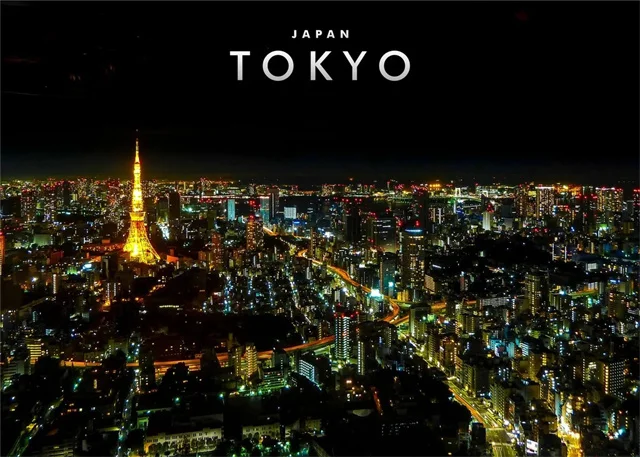 Tokyo Tower | Night Skyline | Japanese Architecture
