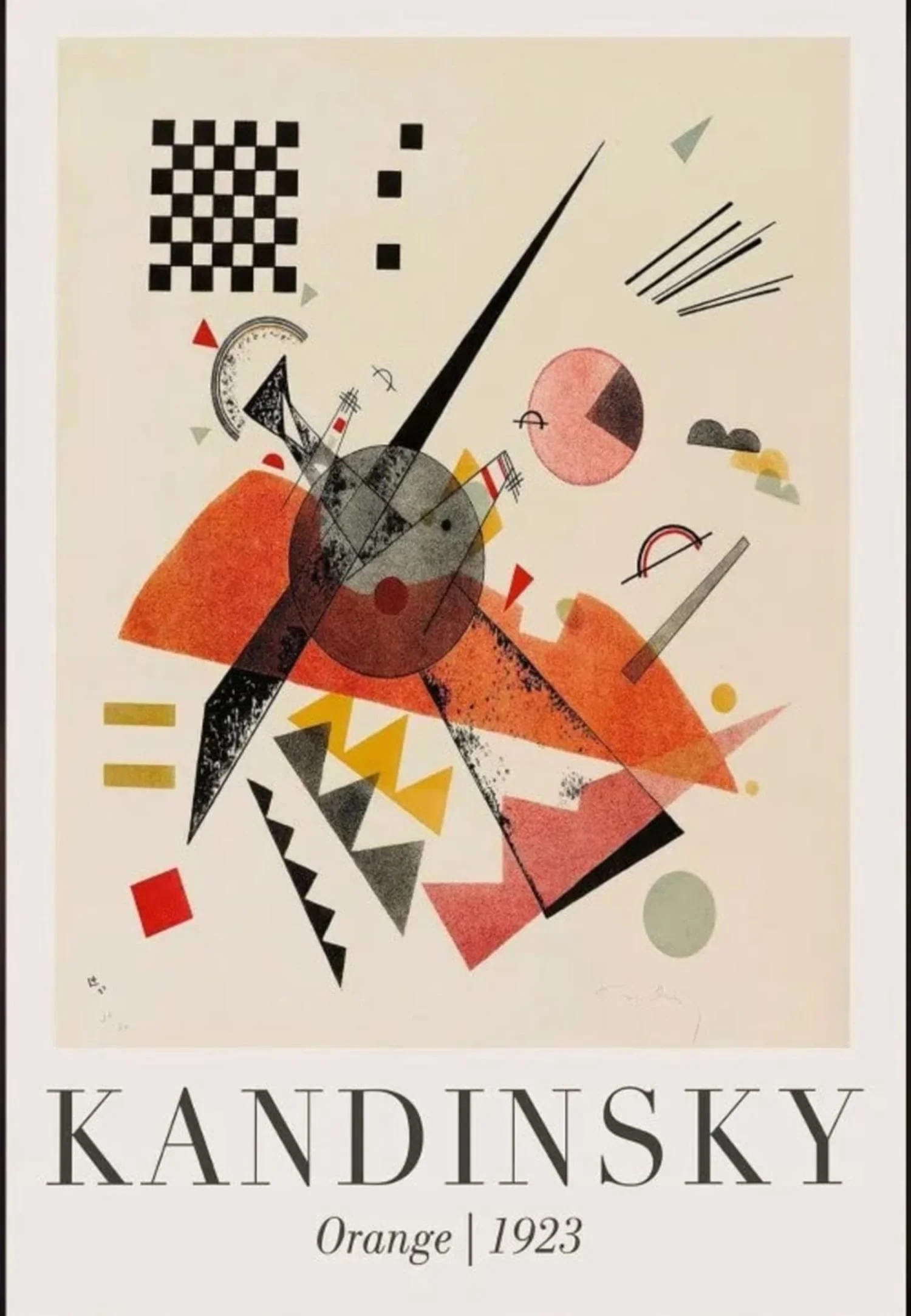 Wassily Kandinsky | Orange | 1923 Modern Art - Image 4
