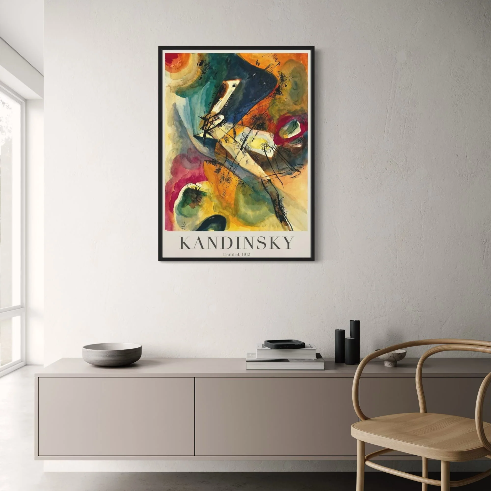 Untitled | Kandinsky | 1915 Expressionist Art - Image 2