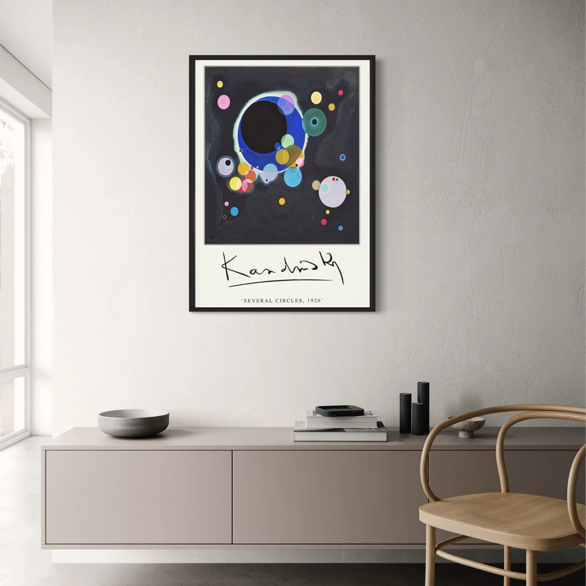 Several Circles | Wassily Kandinsky | 1926 Art Poster - Image 2