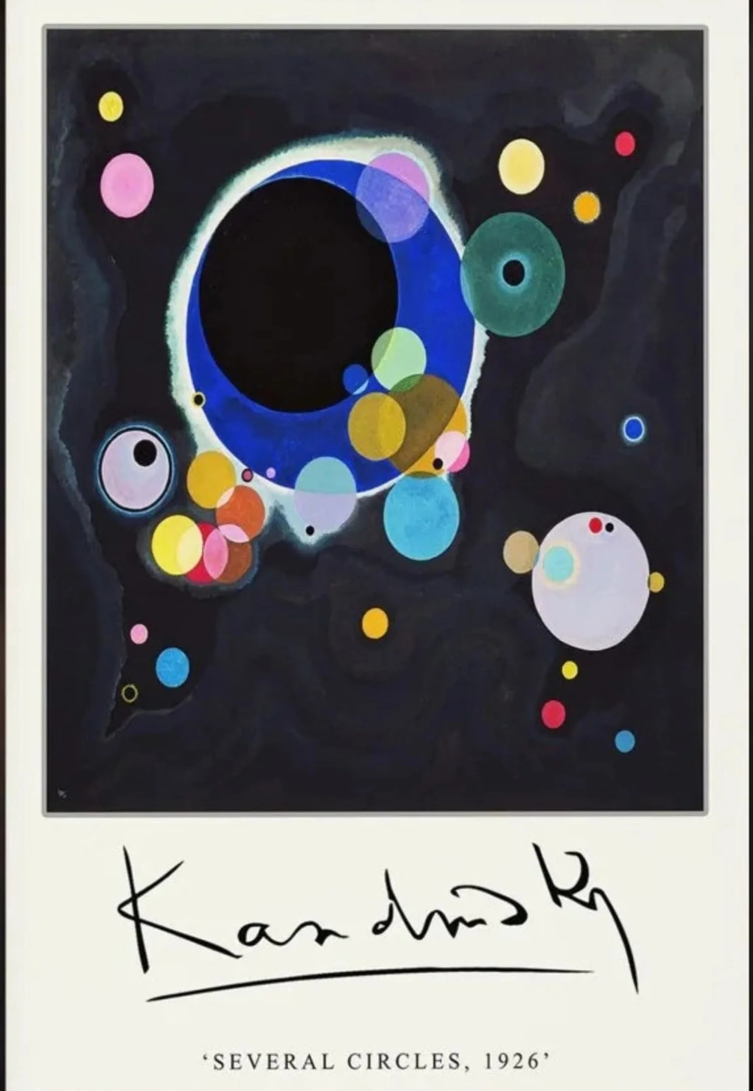 Several Circles | Wassily Kandinsky | 1926 Art Poster - Image 4