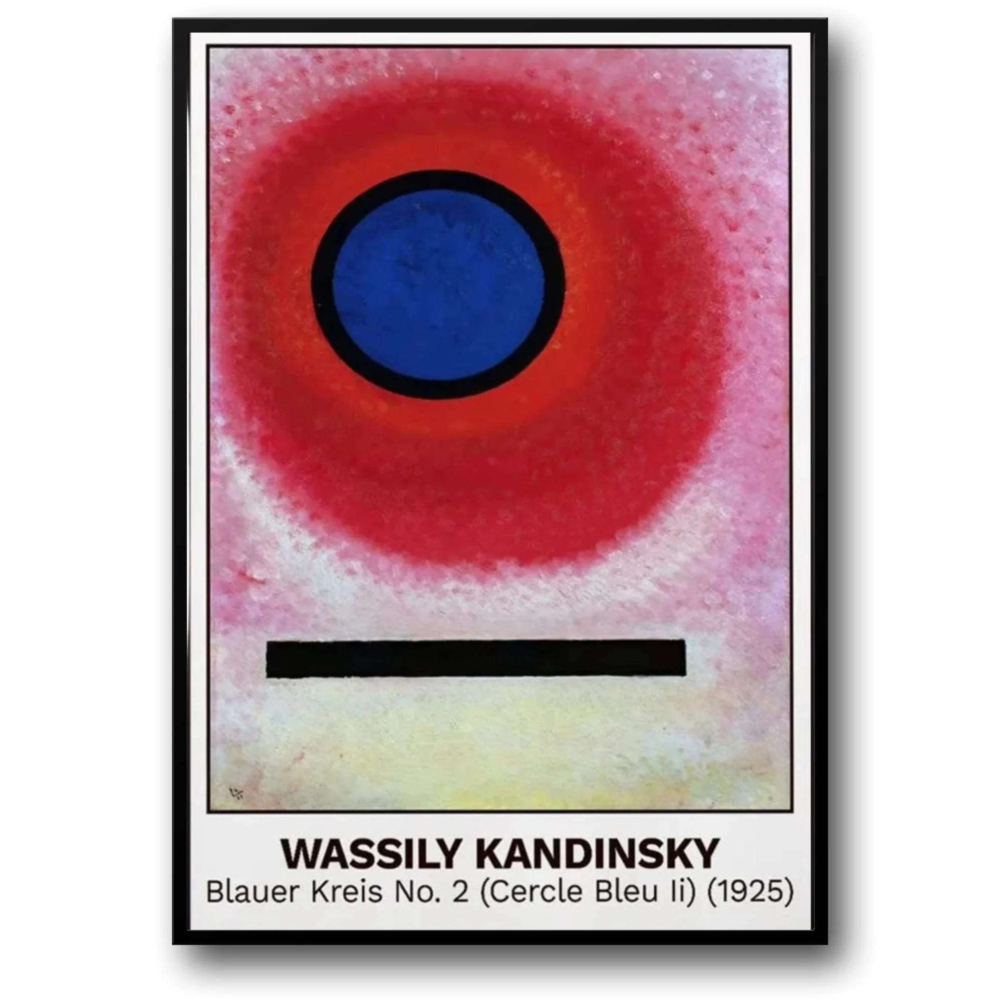 Blauer Kreis No. 2 | Kandinsky | 1925 Art Poster