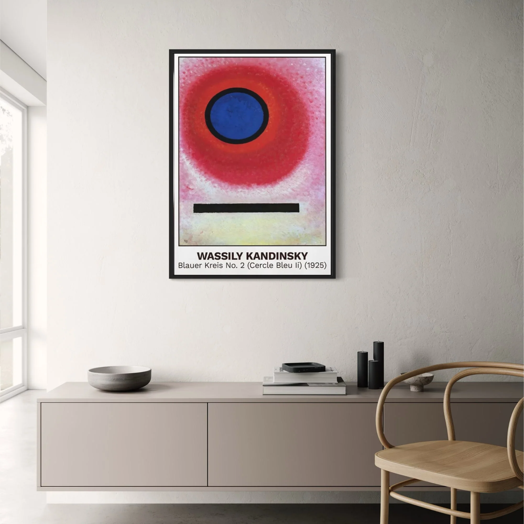 Blauer Kreis No. 2 | Kandinsky | 1925 Art Poster - Image 2