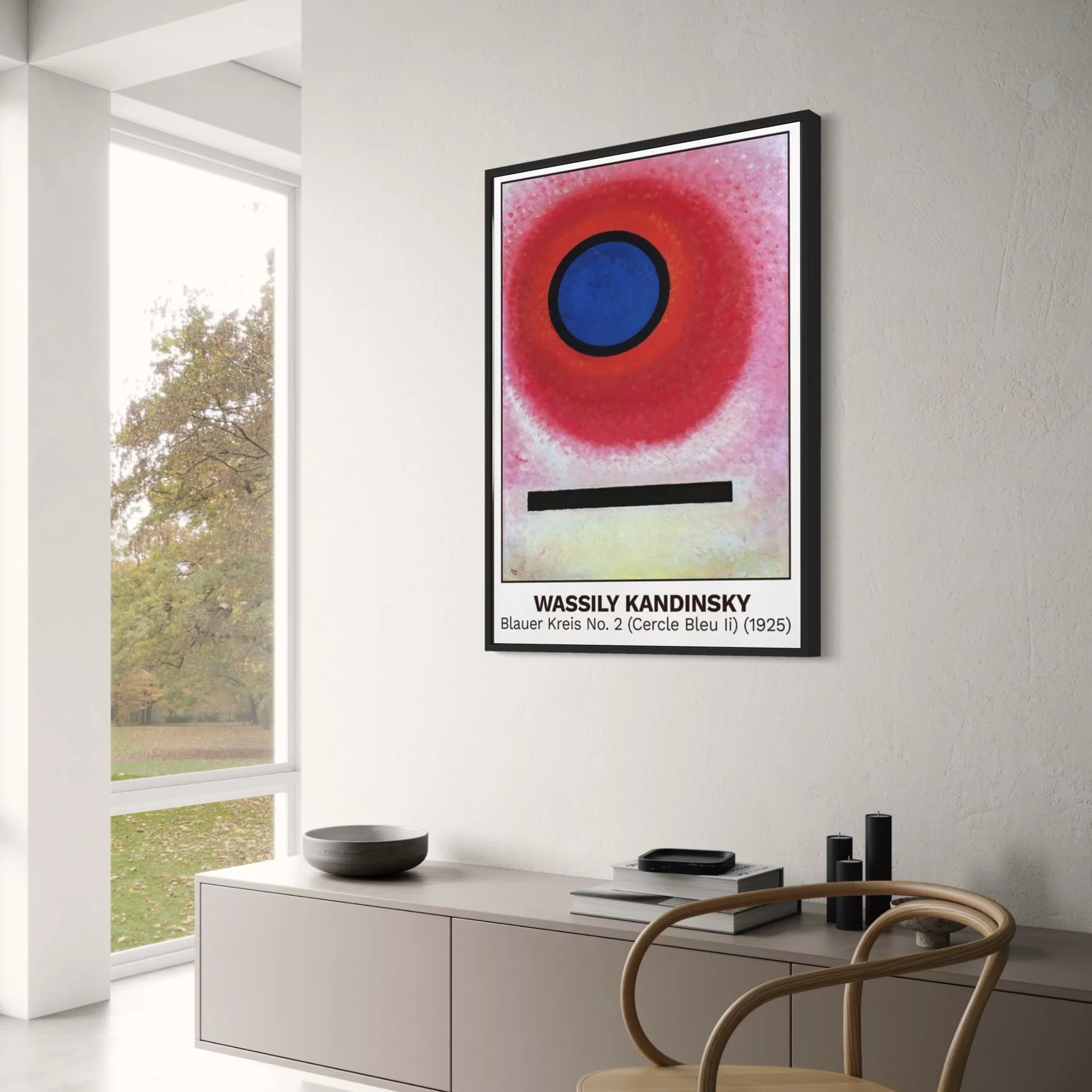 Blauer Kreis No. 2 | Kandinsky | 1925 Art Poster - Image 3
