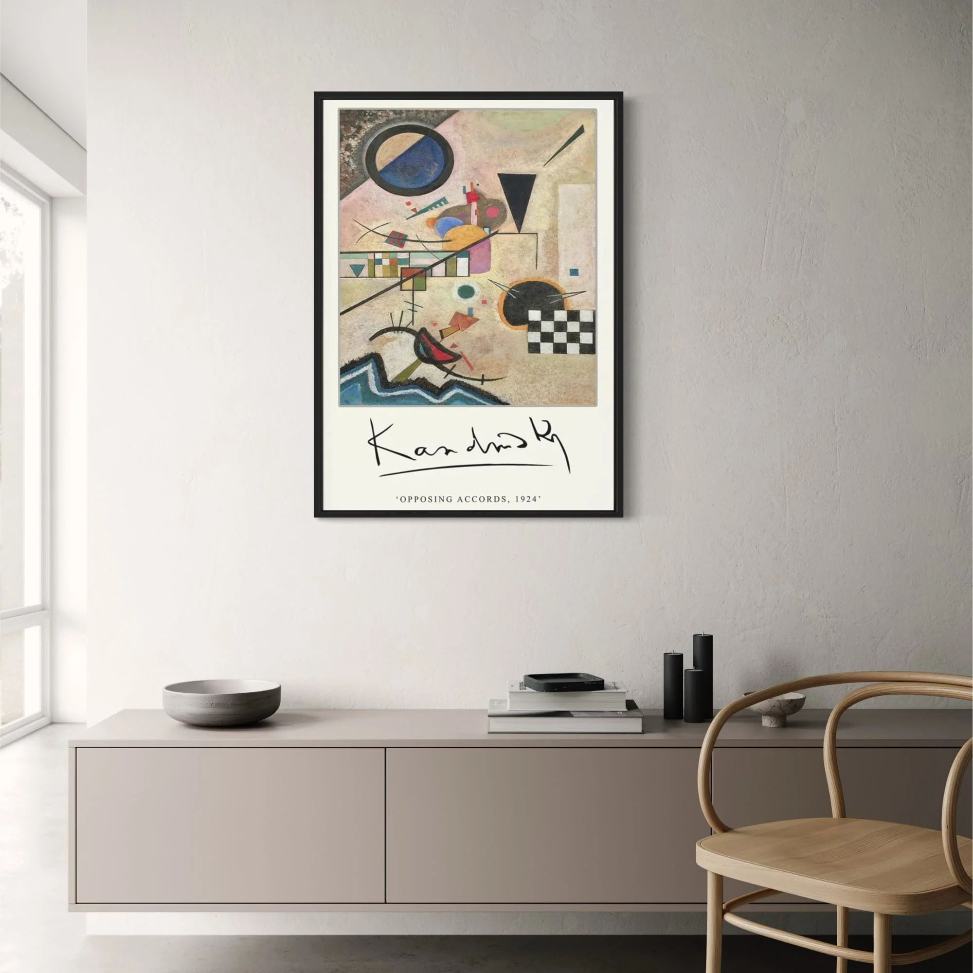Opposing Accords | Wassily Kandinsky 1924 | Classic Art Poster - Image 2