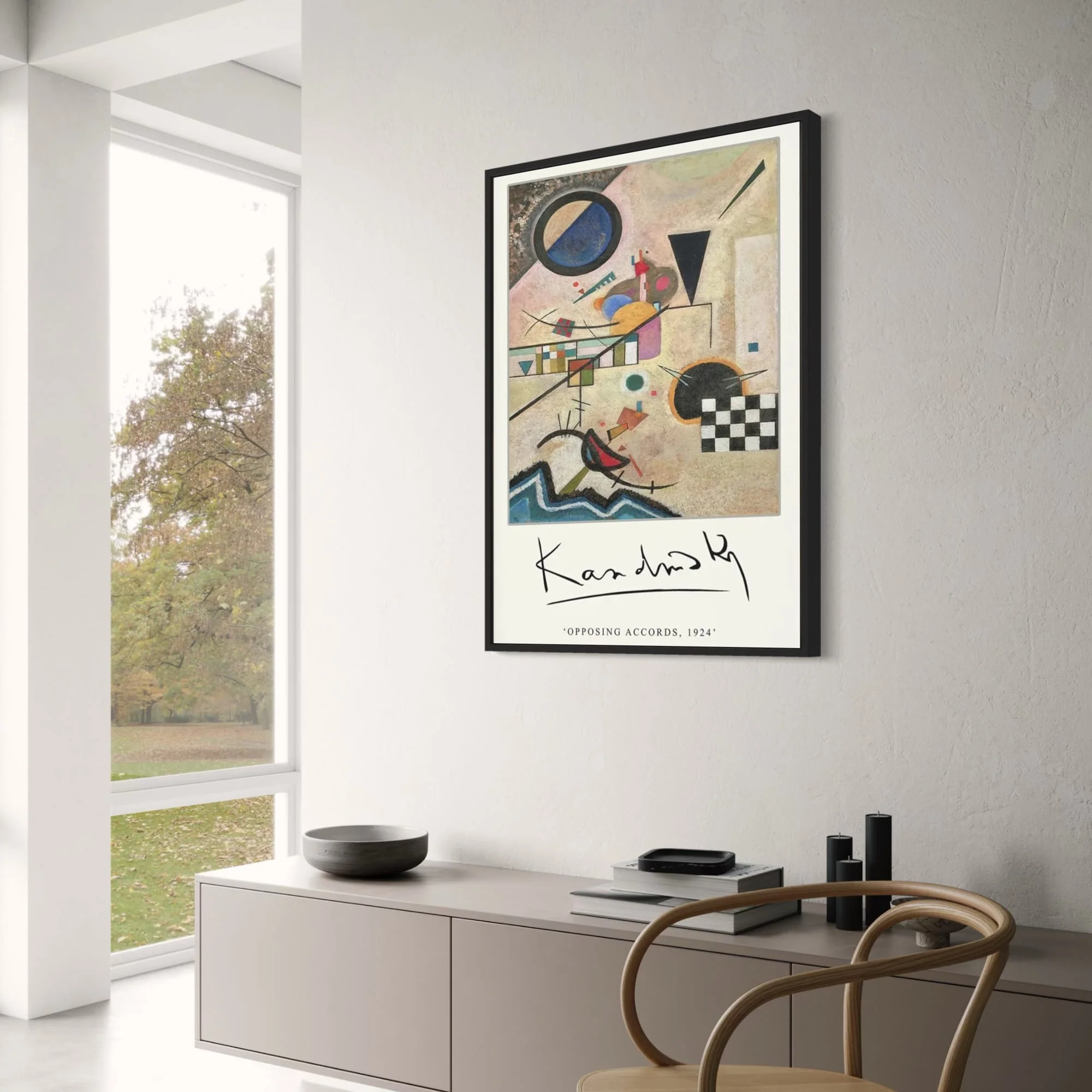 Opposing Accords | Wassily Kandinsky 1924 | Classic Art Poster - Image 3