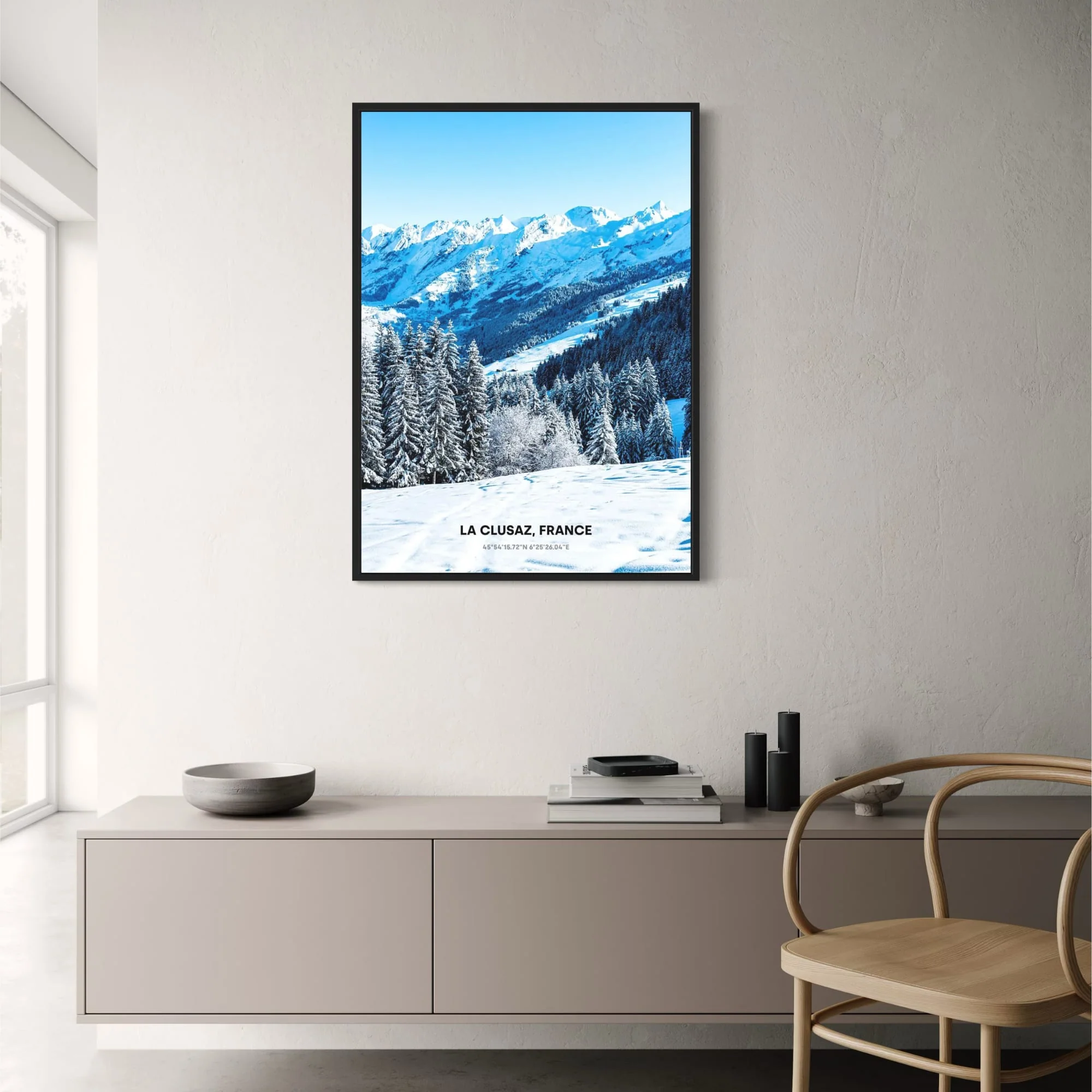 Sunlit Snowy Peaks | La Clusaz | Winter Wonderland - Image 2