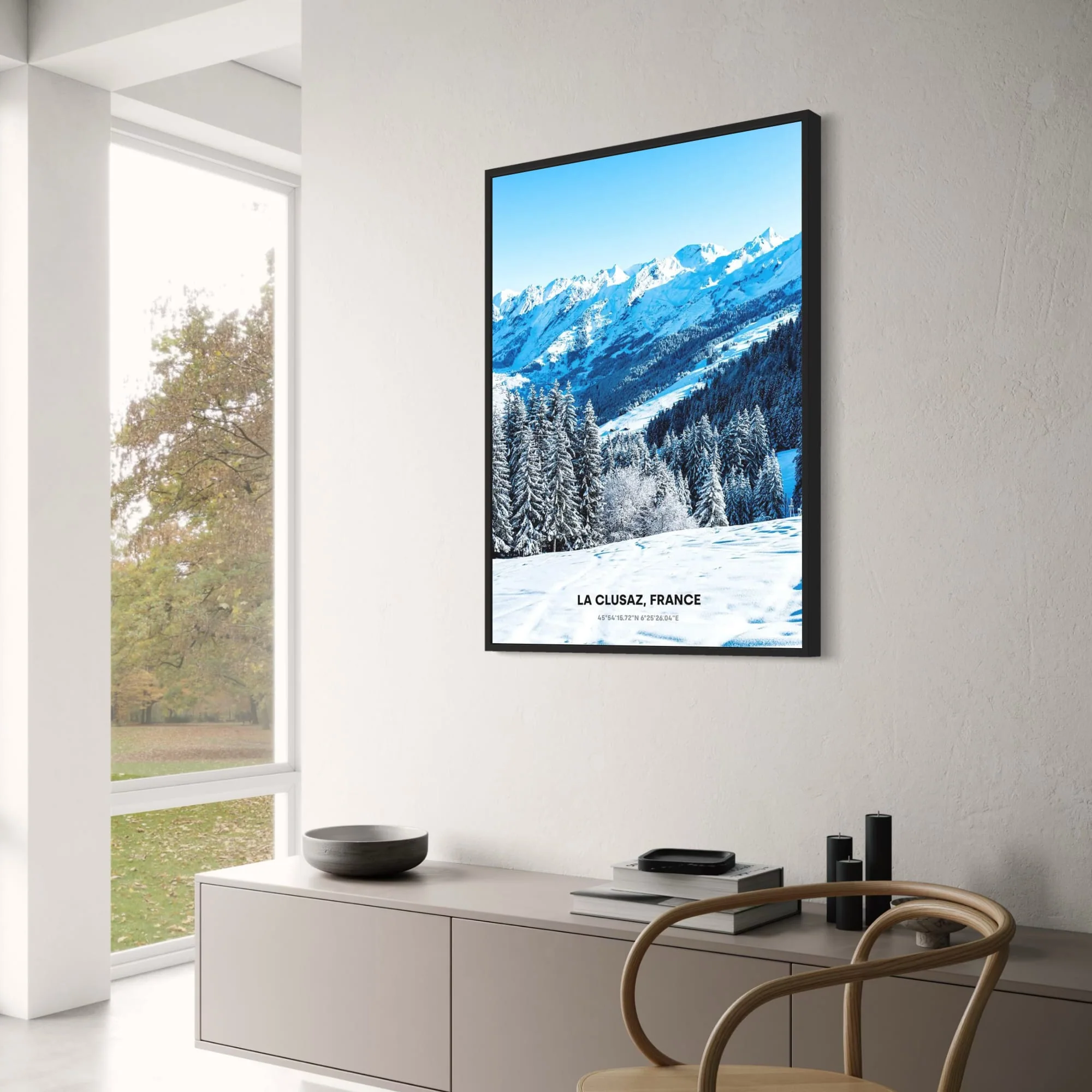 Sunlit Snowy Peaks | La Clusaz | Winter Wonderland - Image 3