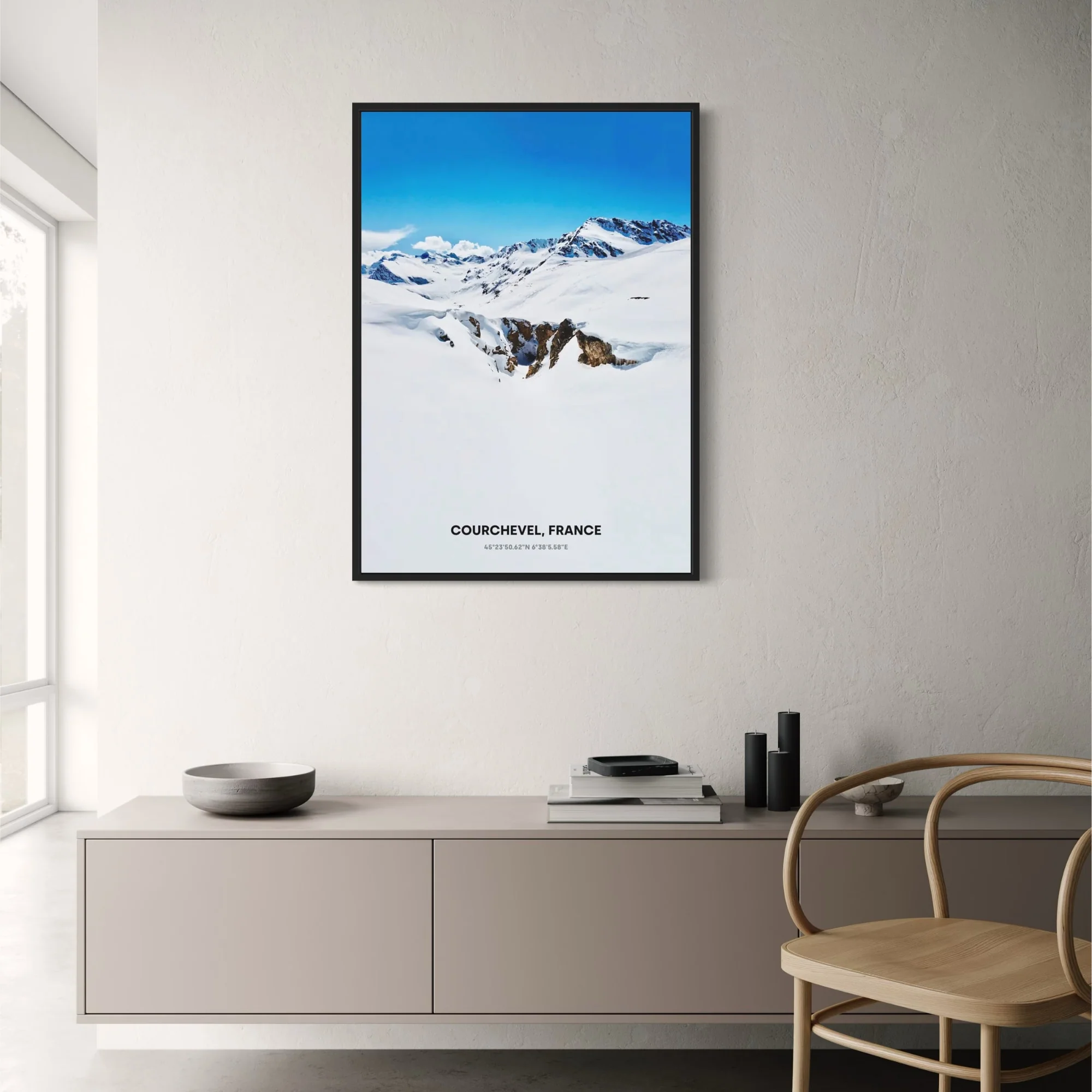 Courchevel Snowy Mountains | Winter Landscape - Image 2