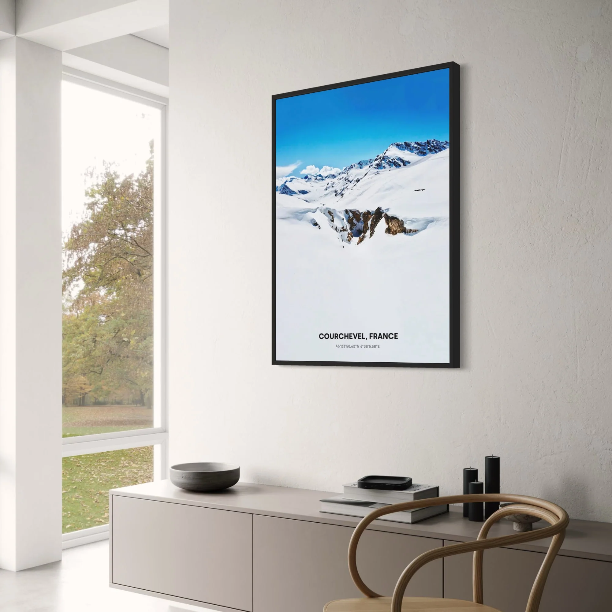 Courchevel Snowy Mountains | Winter Landscape - Image 3