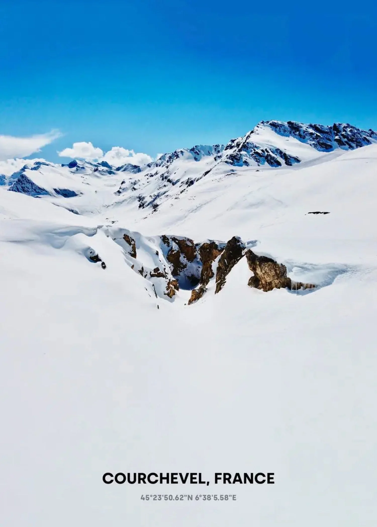 Courchevel Snowy Mountains | Winter Landscape - Image 4