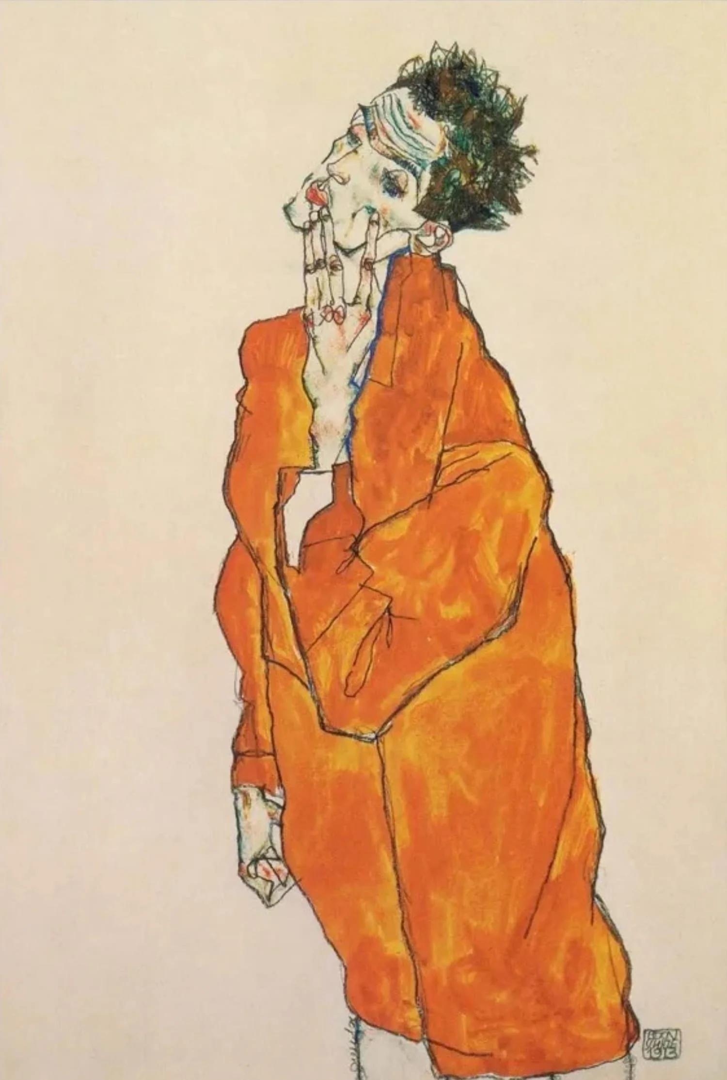 Egon Schiele | Restless Soul | Art Deco | Abstract Vintage Style - Image 4