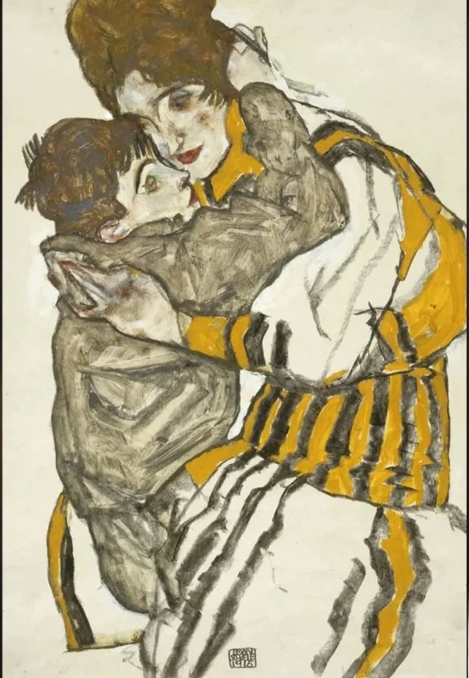 Egon Schiele | A Mother's Love | Art Nouveau Print - Image 4