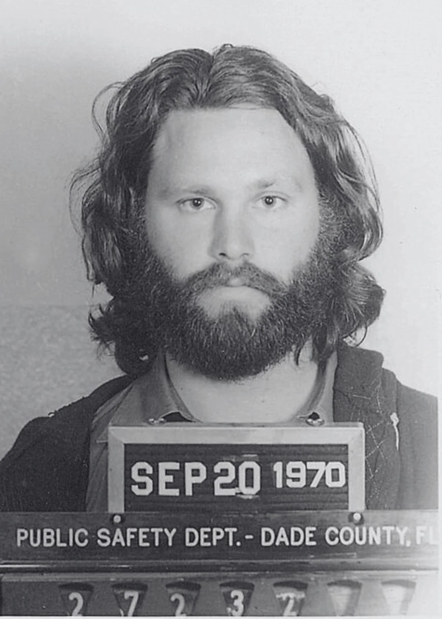 Jim Morrison Mugshot | Vintage Style | Black & White - Image 4