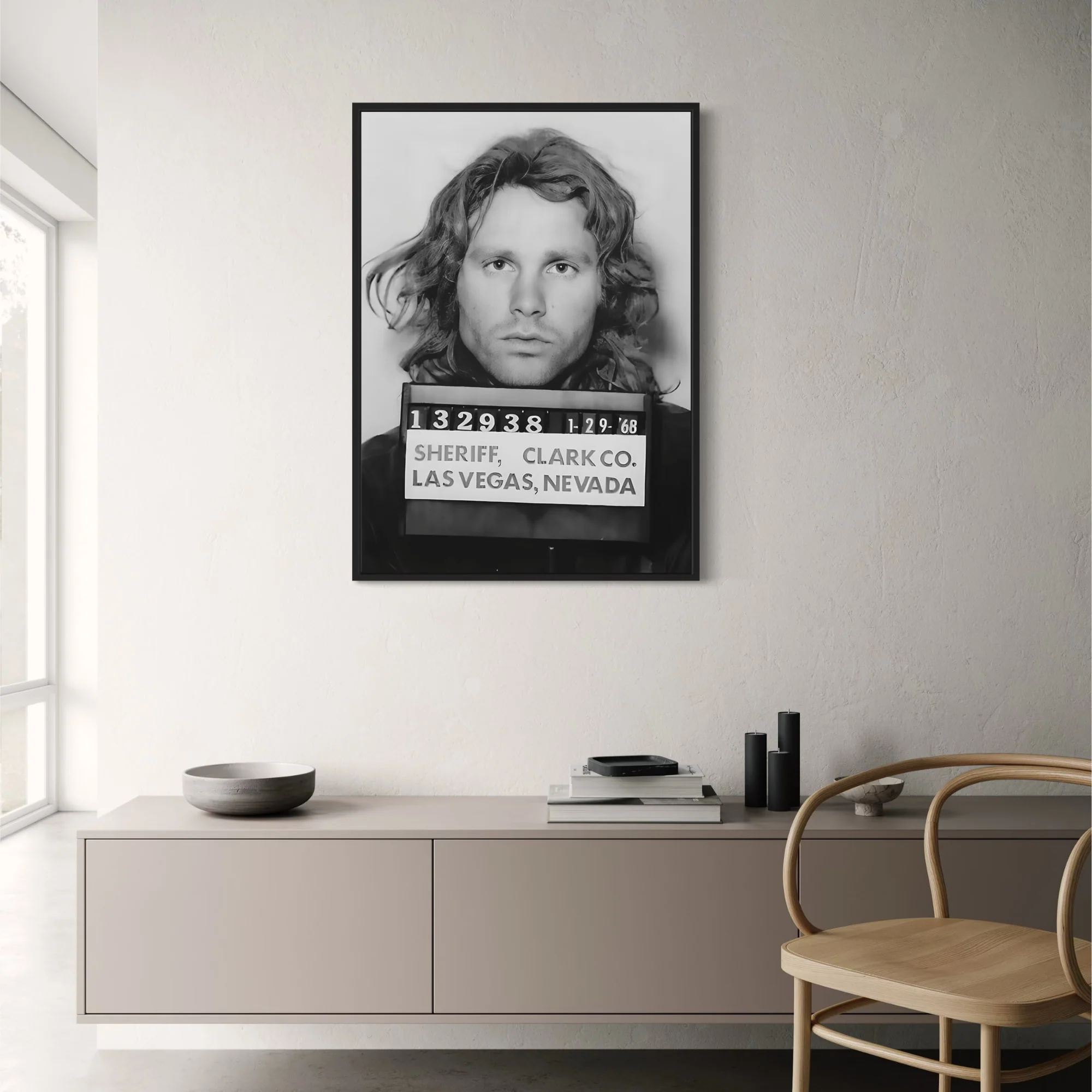 Jim Morrison Mugshot | Vintage Style - Image 2